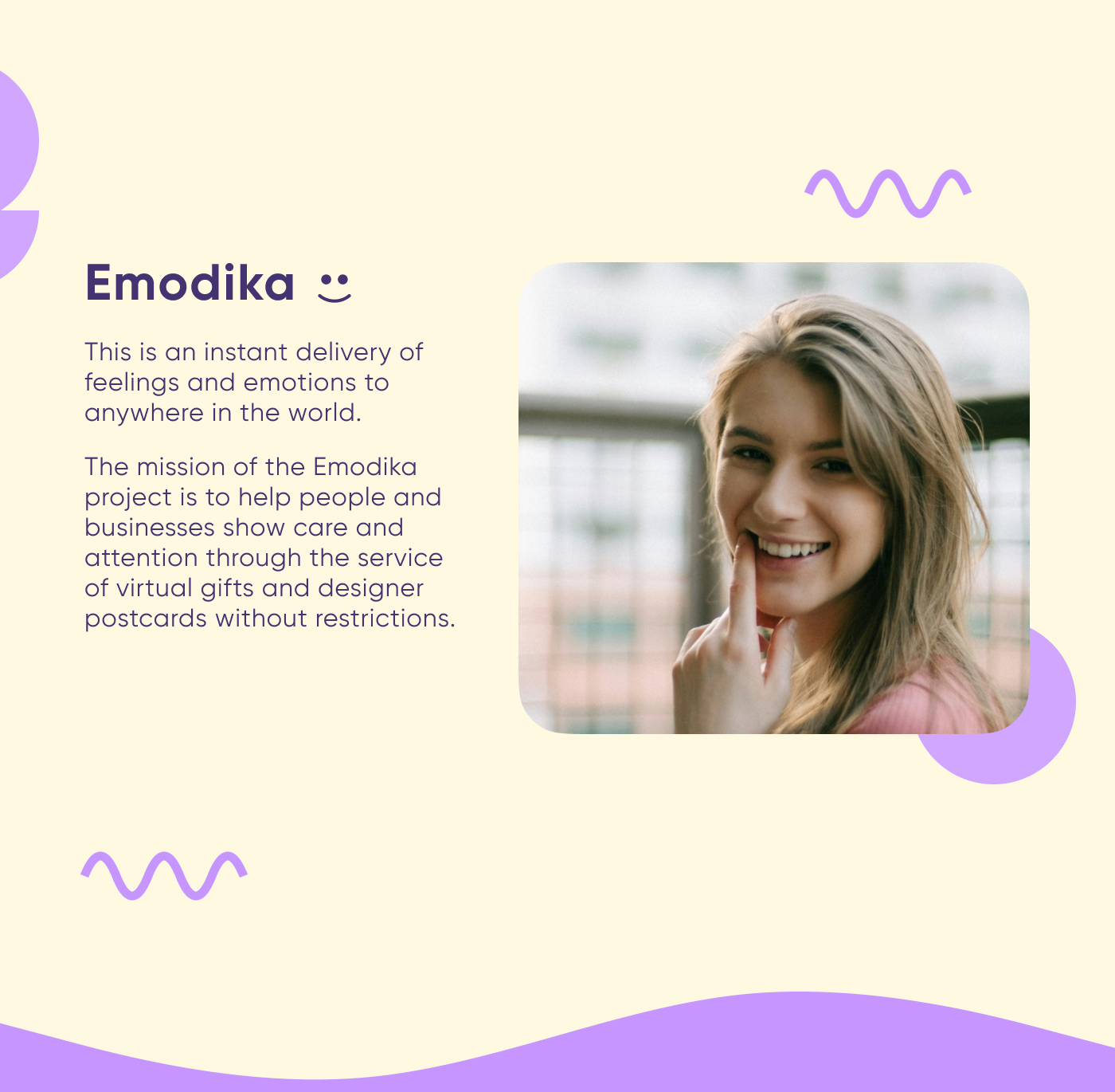 A postcard for the Emodika website — Изображение №2 — Графика на Dprofile