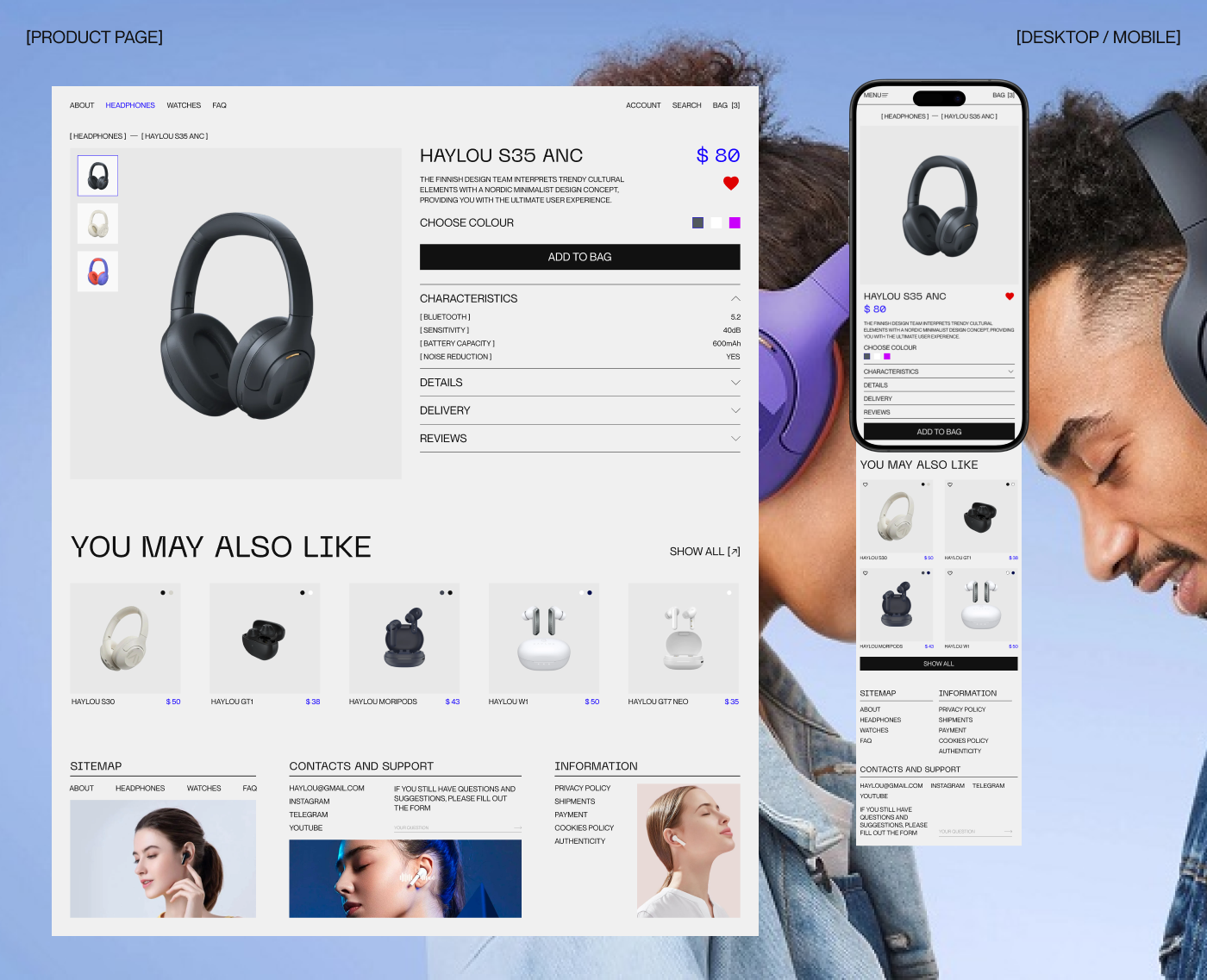 HAYLOU | E-commerce — Изображение №13 — Интерфейсы на Dprofile