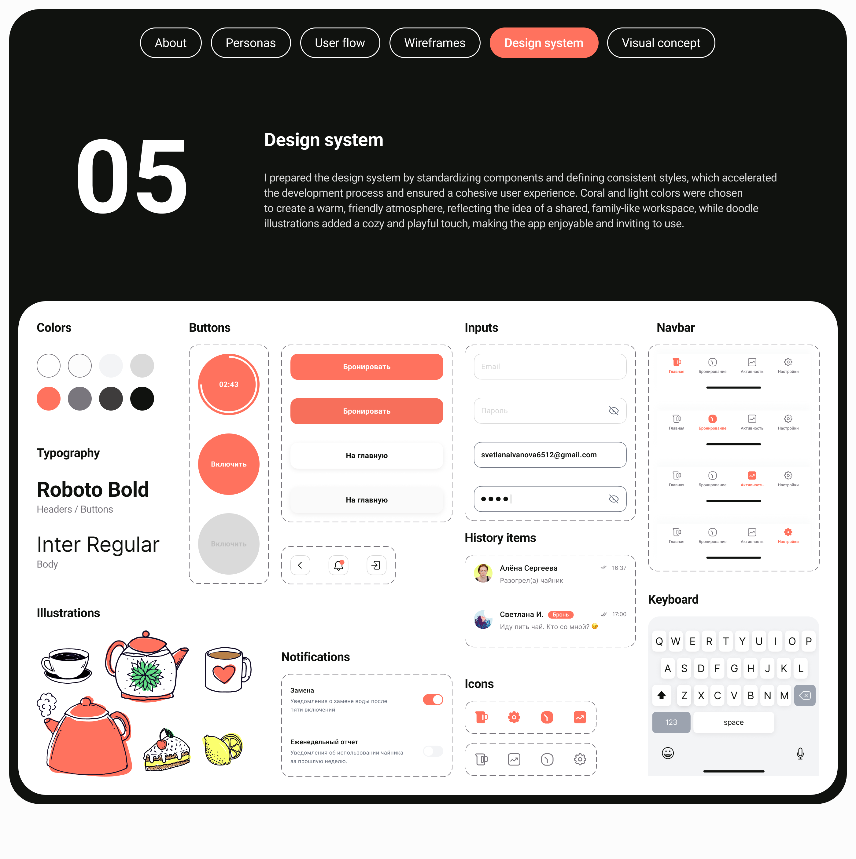 Kettle Control app | UX/UI design — Изображение №6 — Интерфейсы на Dprofile