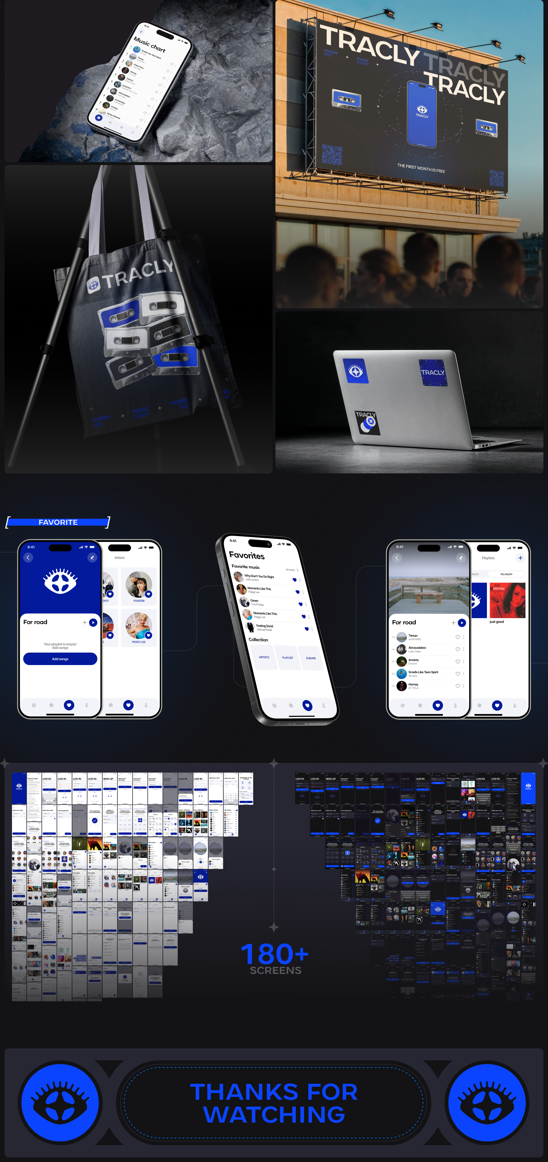 TRACLY | Music app — Изображение №5 — Интерфейсы на Dprofile