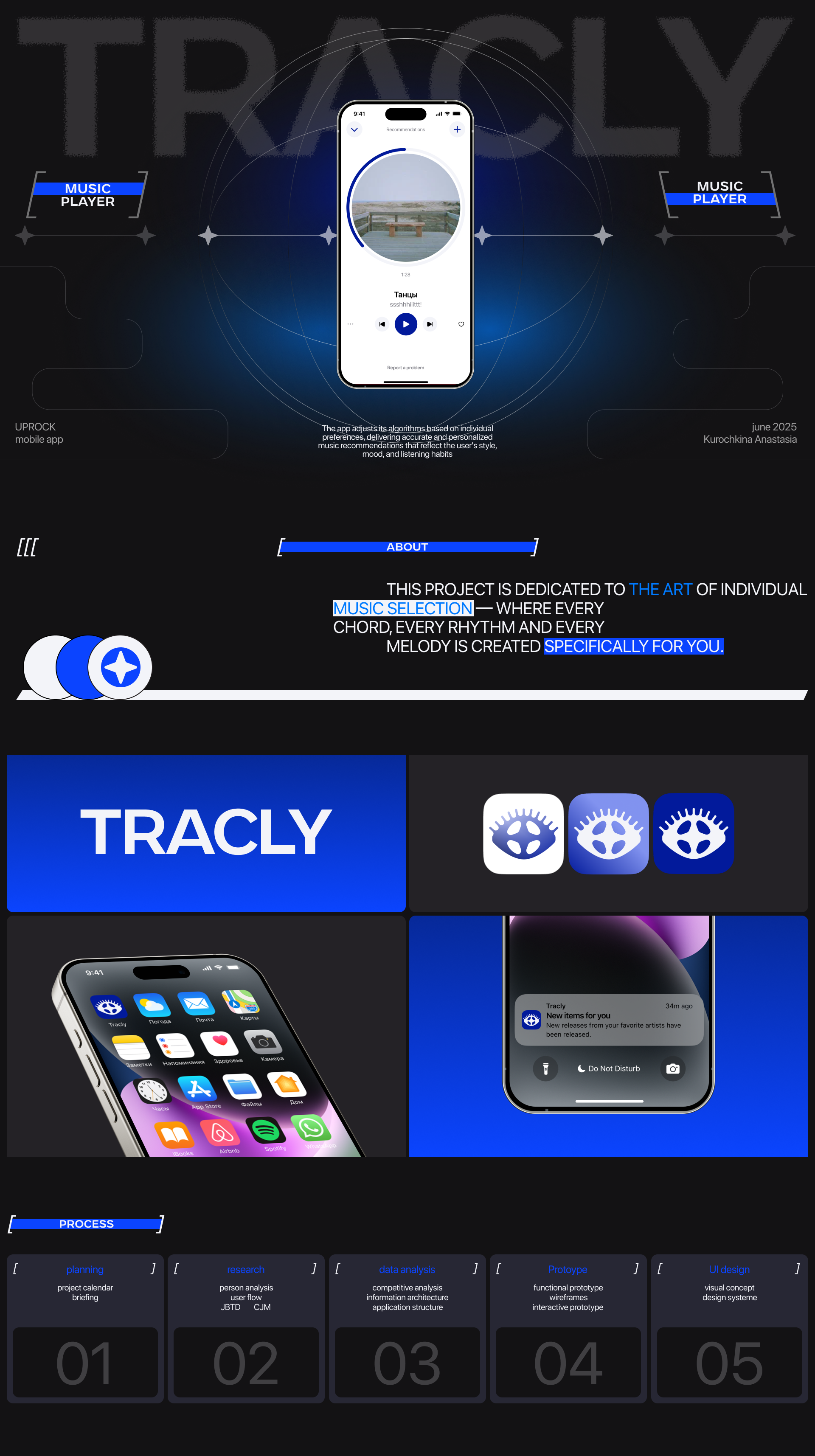 TRACLY | Music app — Изображение №1 — Интерфейсы на Dprofile
