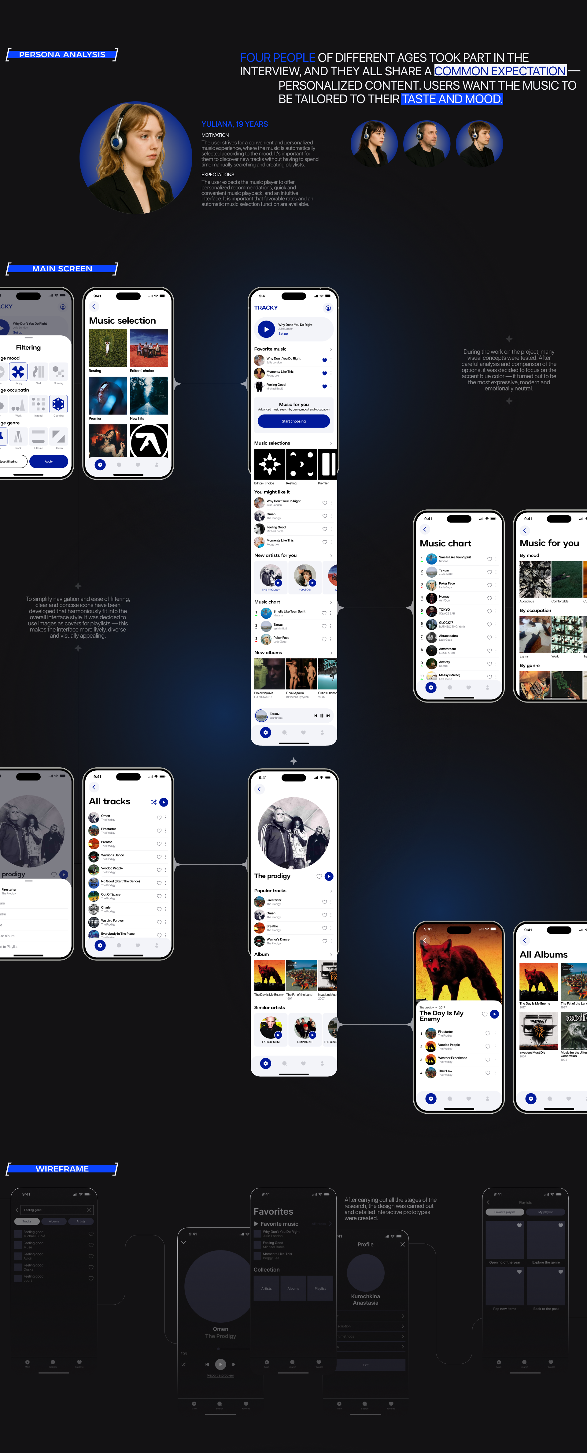 TRACLY | Music app — Изображение №3 — Интерфейсы на Dprofile