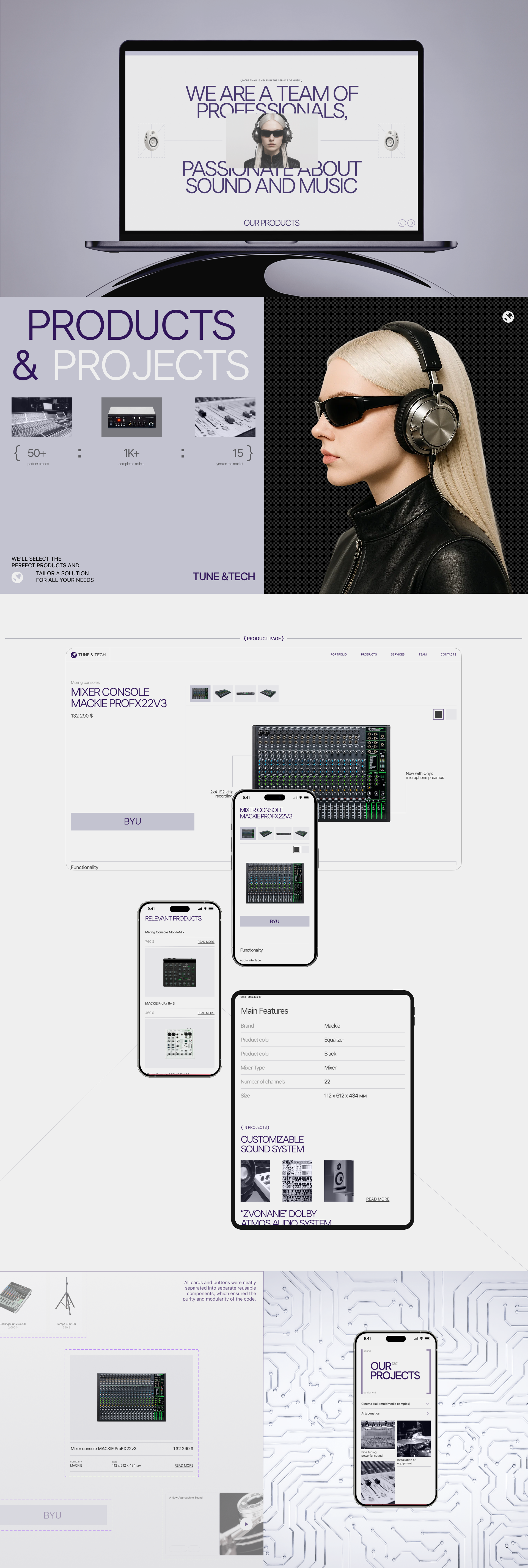 T&T | Corporate website — Изображение №3 — Интерфейсы, Брендинг на Dprofile