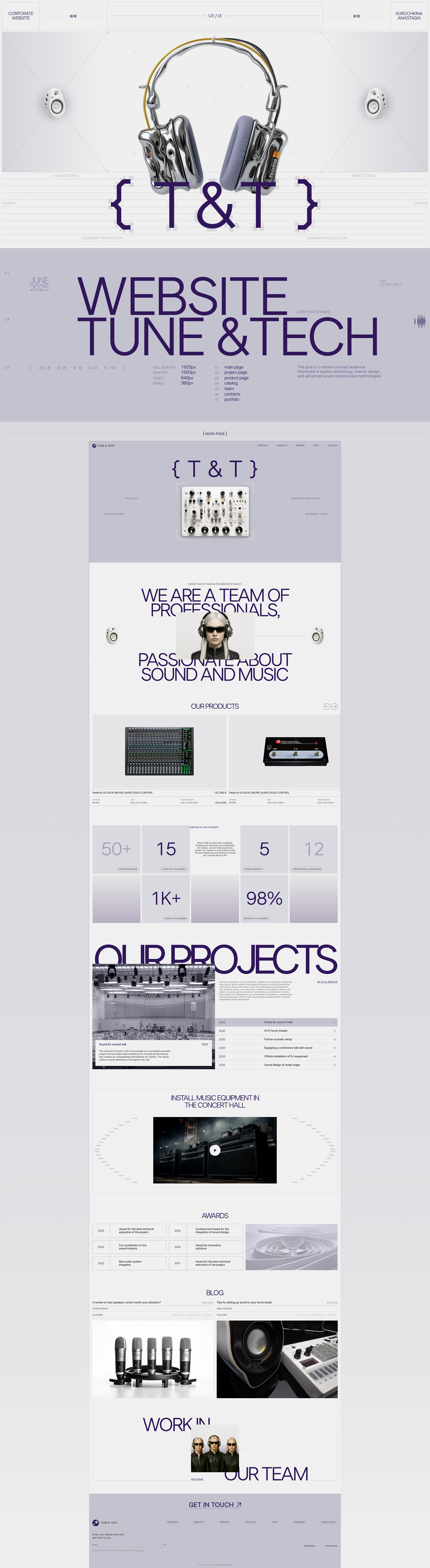 T&T | Corporate website — Изображение №1 — Интерфейсы, Брендинг на Dprofile