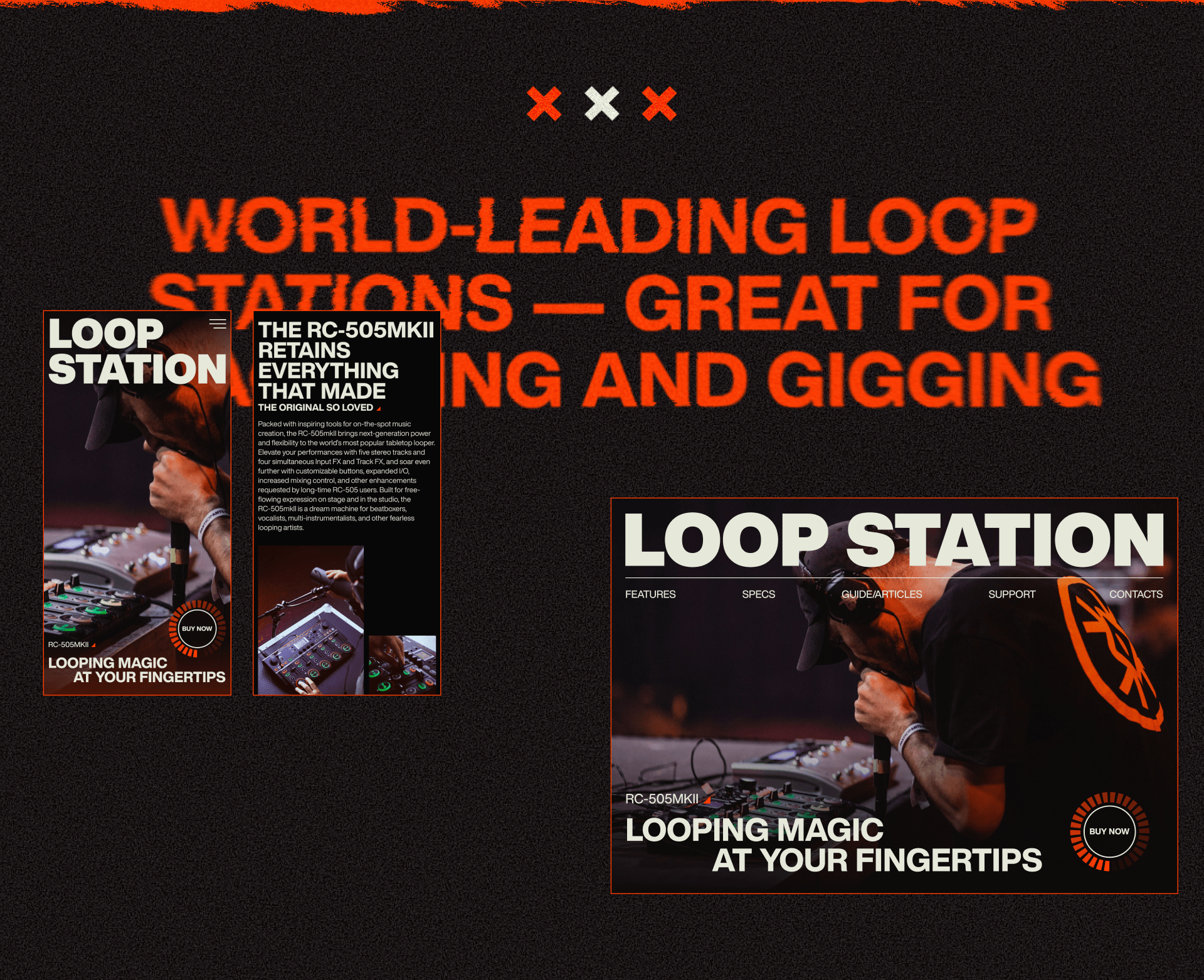 LOOP STATION / Redesign concept — Изображение №3 — Интерфейсы, Брендинг на Dprofile