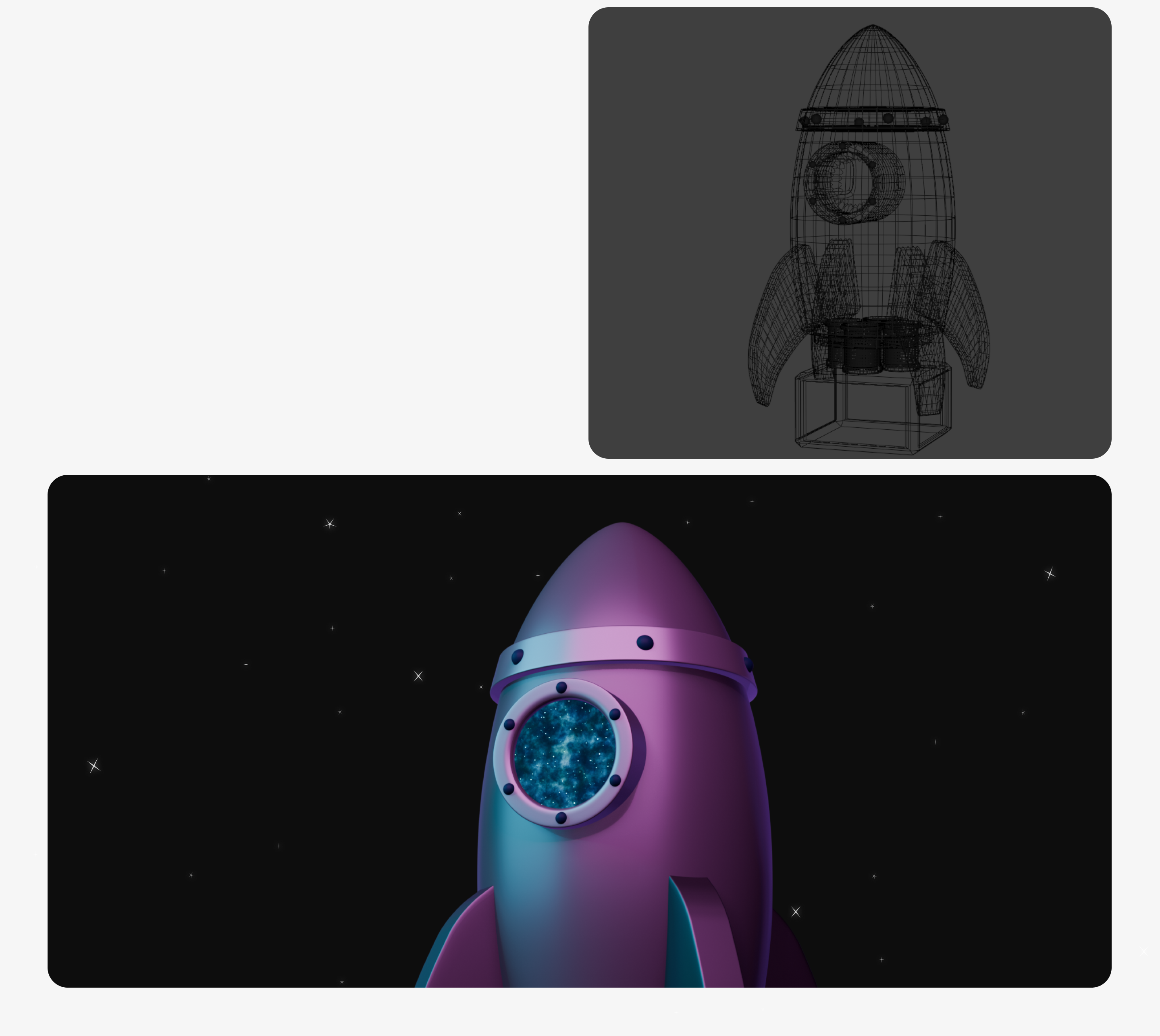 3D Product "Night Rocket"/Landing — Изображение №8 — Интерфейсы на Dprofile