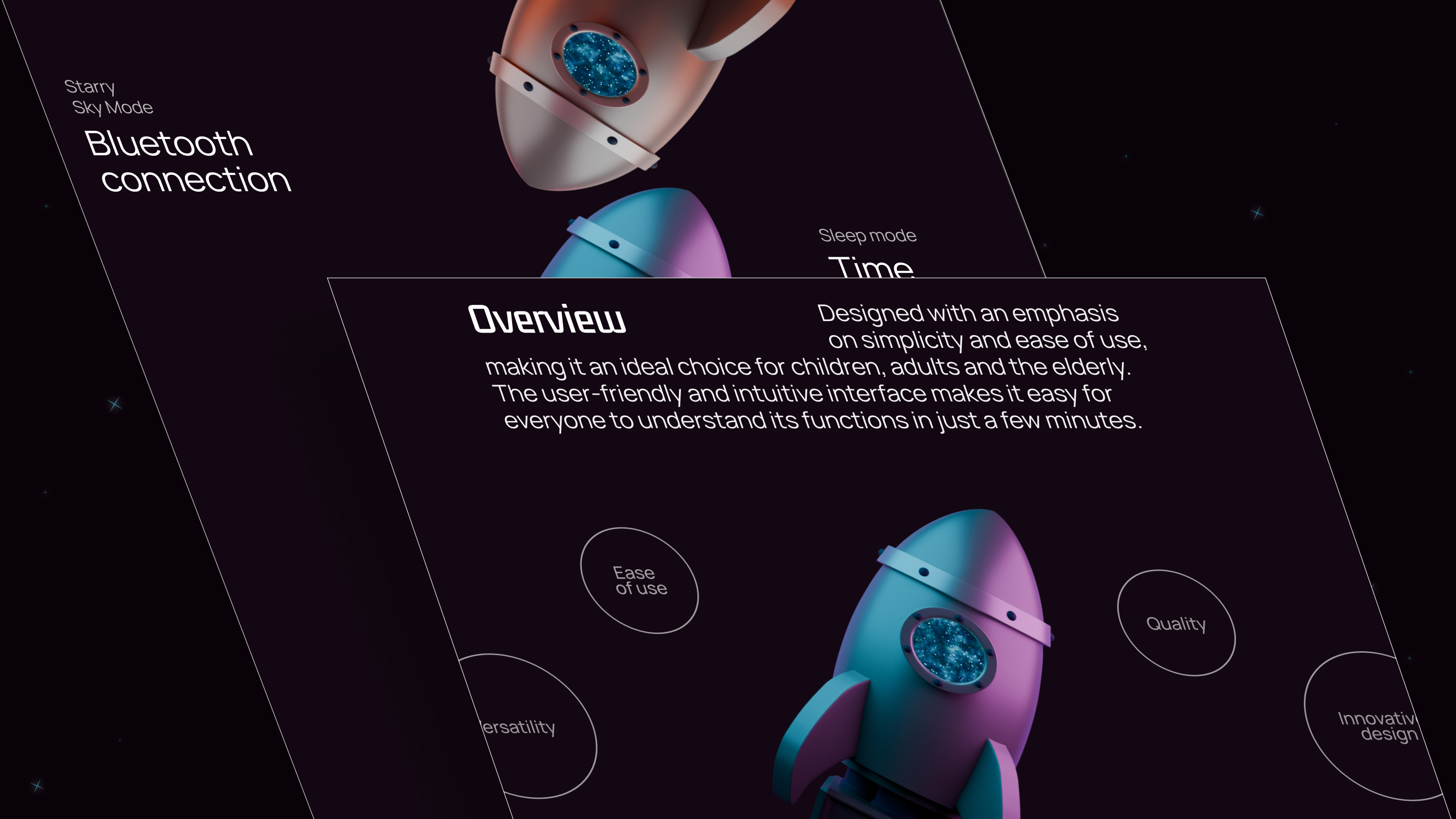 3D Product "Night Rocket"/Landing — Изображение №3 — Интерфейсы на Dprofile