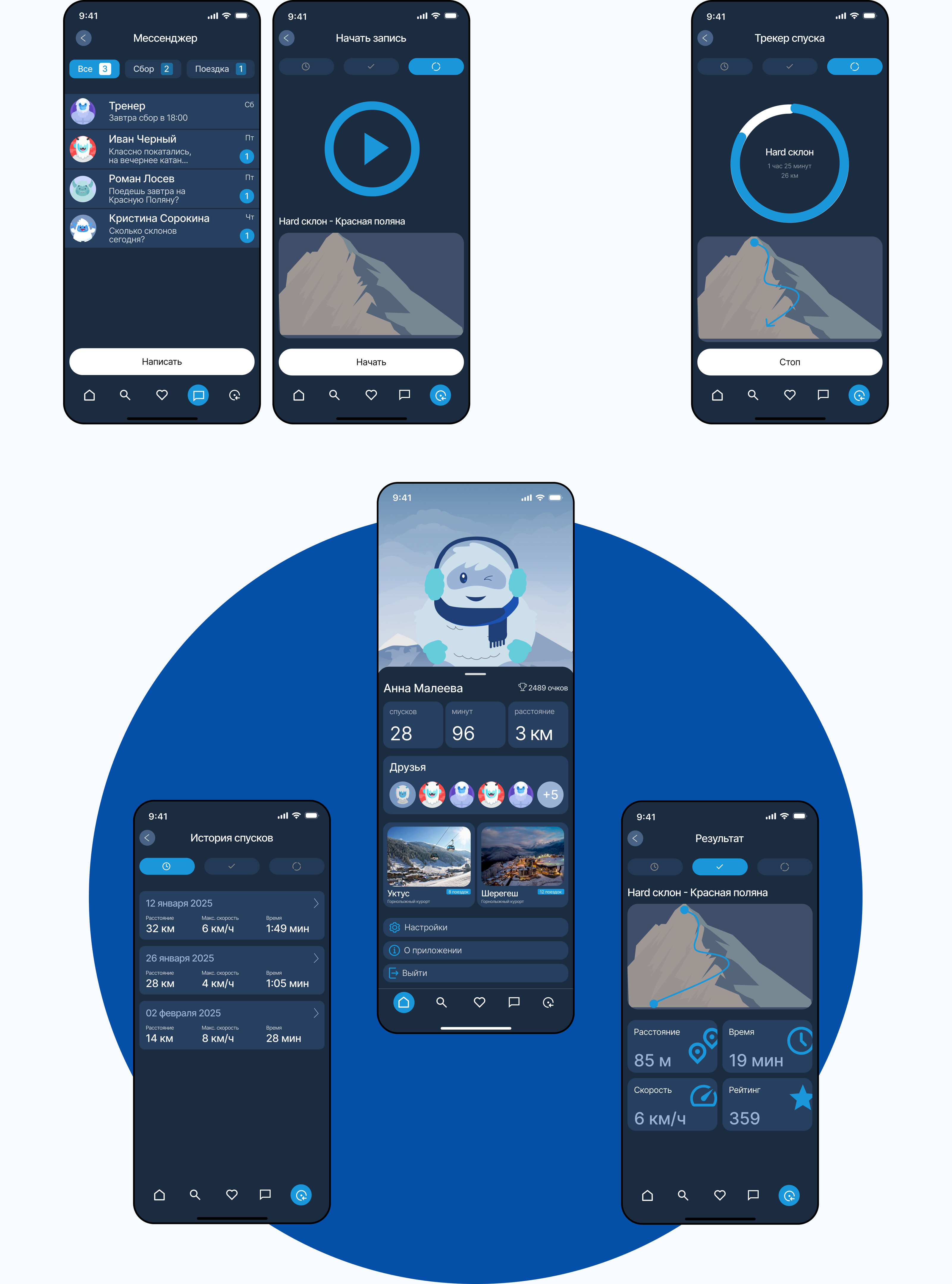 Mobile App для поиска горнолыжных комплексов — Изображение №12 — Интерфейсы на Dprofile