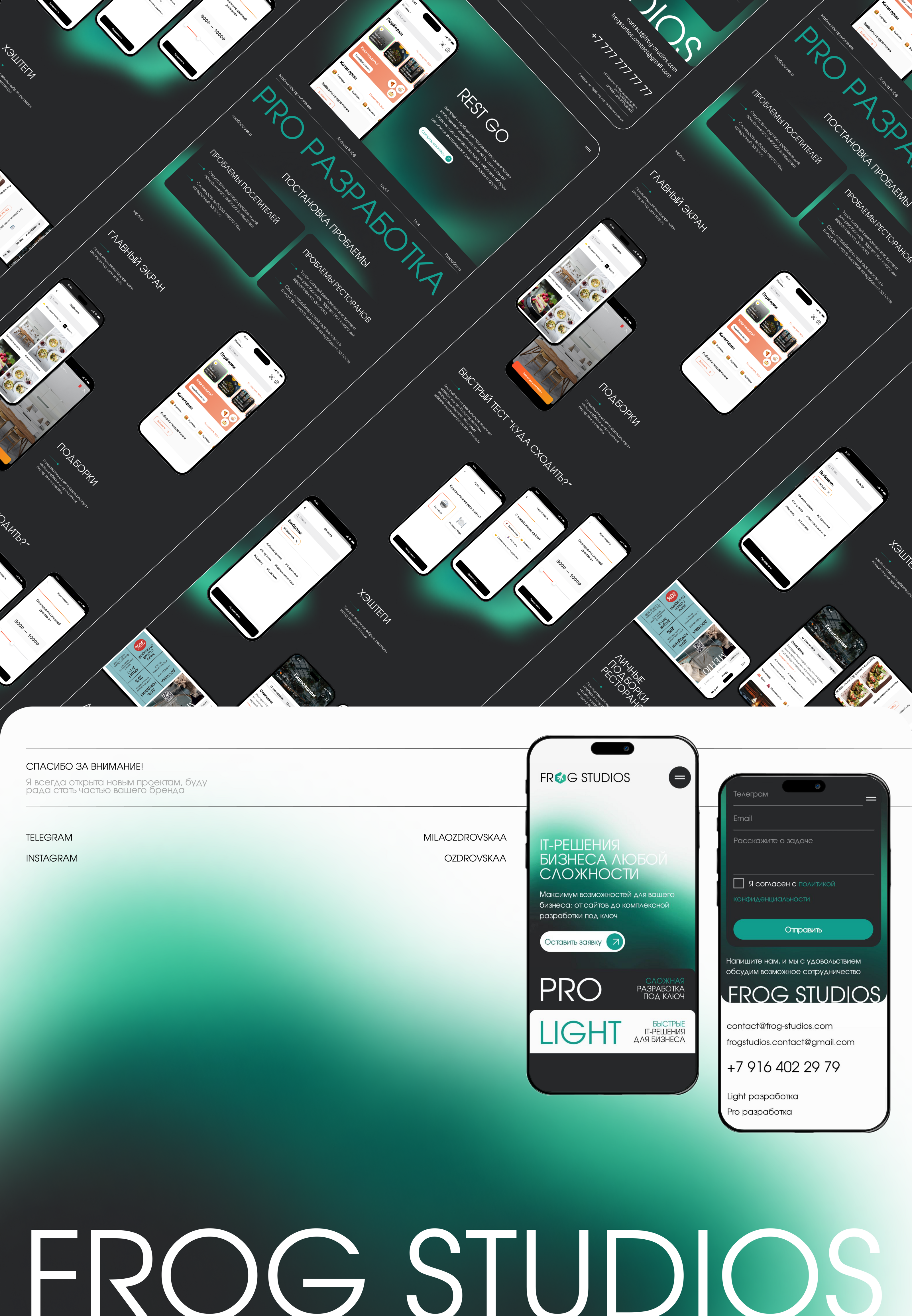 Frog Studios | Multi-page website — Изображение №16 — Интерфейсы, Анимация на Dprofile