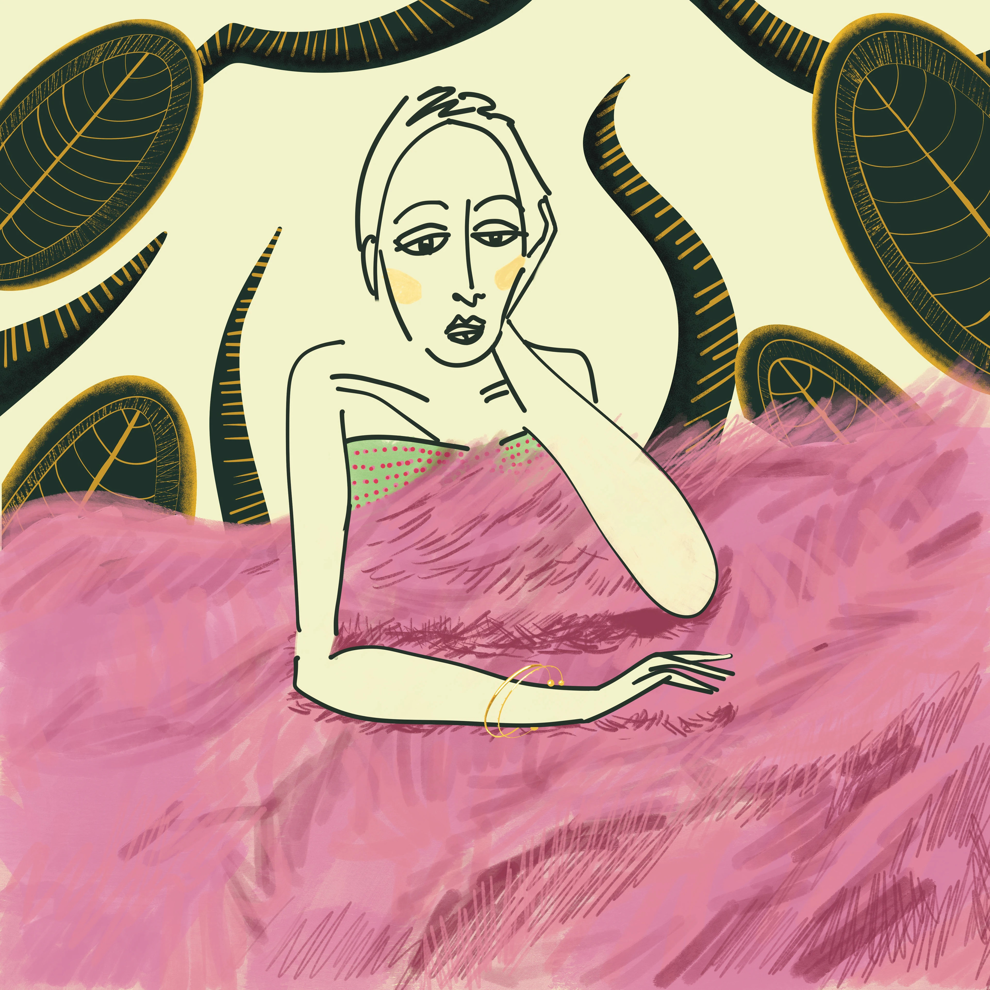 Фэшн-иллюстрация ювелирных изделий — Изображение №2 — Брендинг, Иллюстрация на Dprofile