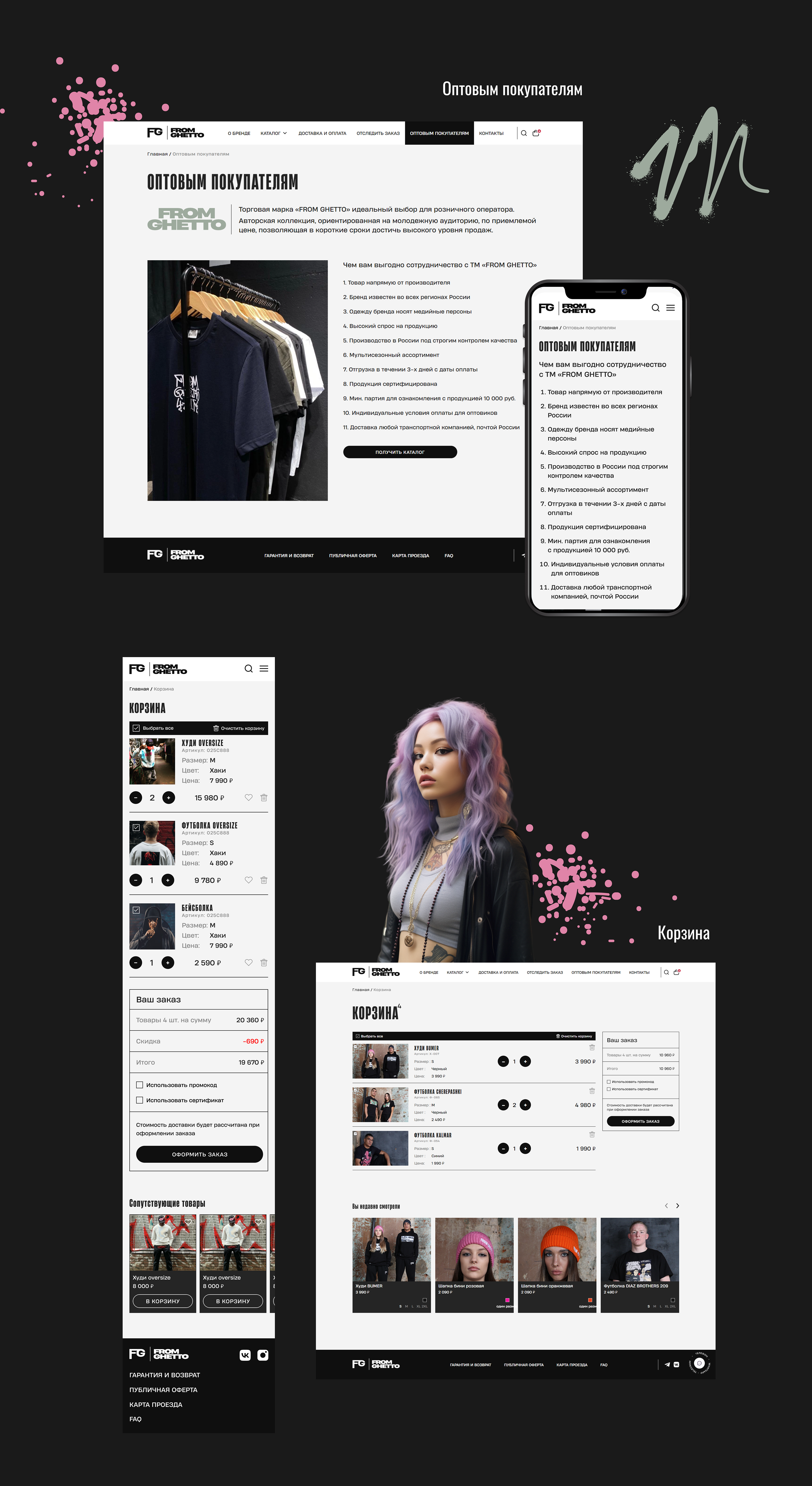 Интернет магазин FromGhetto — Изображение №11 — Интерфейсы на Dprofile