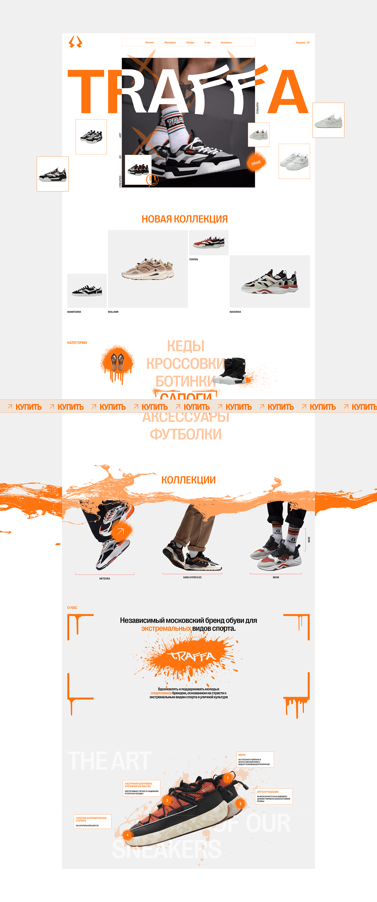 TRAFFA Team I Redesign concept — Изображение №2 — Интерфейсы, Брендинг на Dprofile