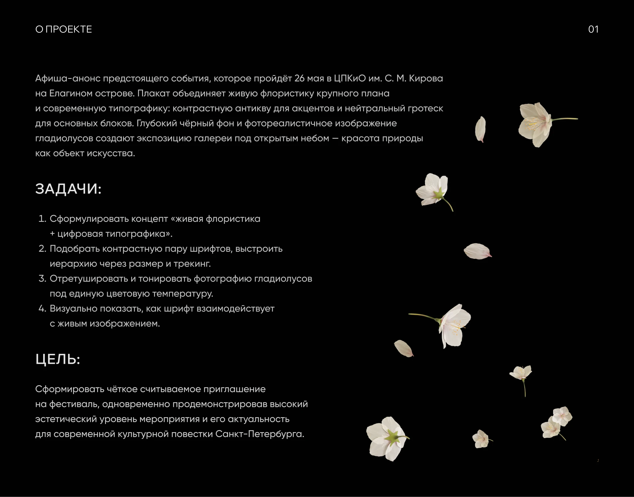 Постер. Фестиваль цветов. Елагин Остров — Изображение №2 — Интерфейсы на Dprofile