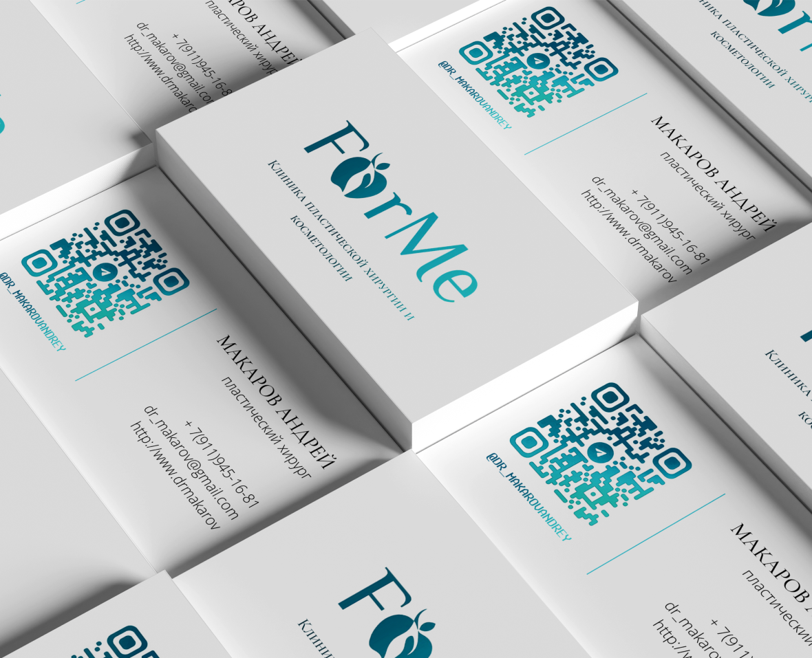 Визитка для врача-пластического хирурга | Business card — Интерфейсы на Dprofile