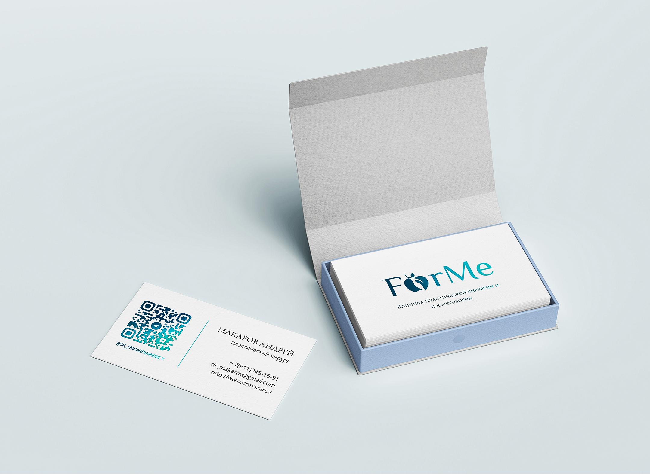 Визитка для врача-пластического хирурга | Business card — Изображение №4 — Интерфейсы на Dprofile