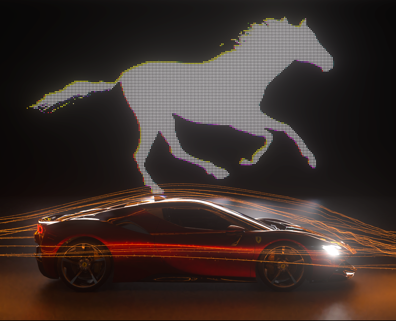 Ferrari — 3D, Анимация на Dprofile