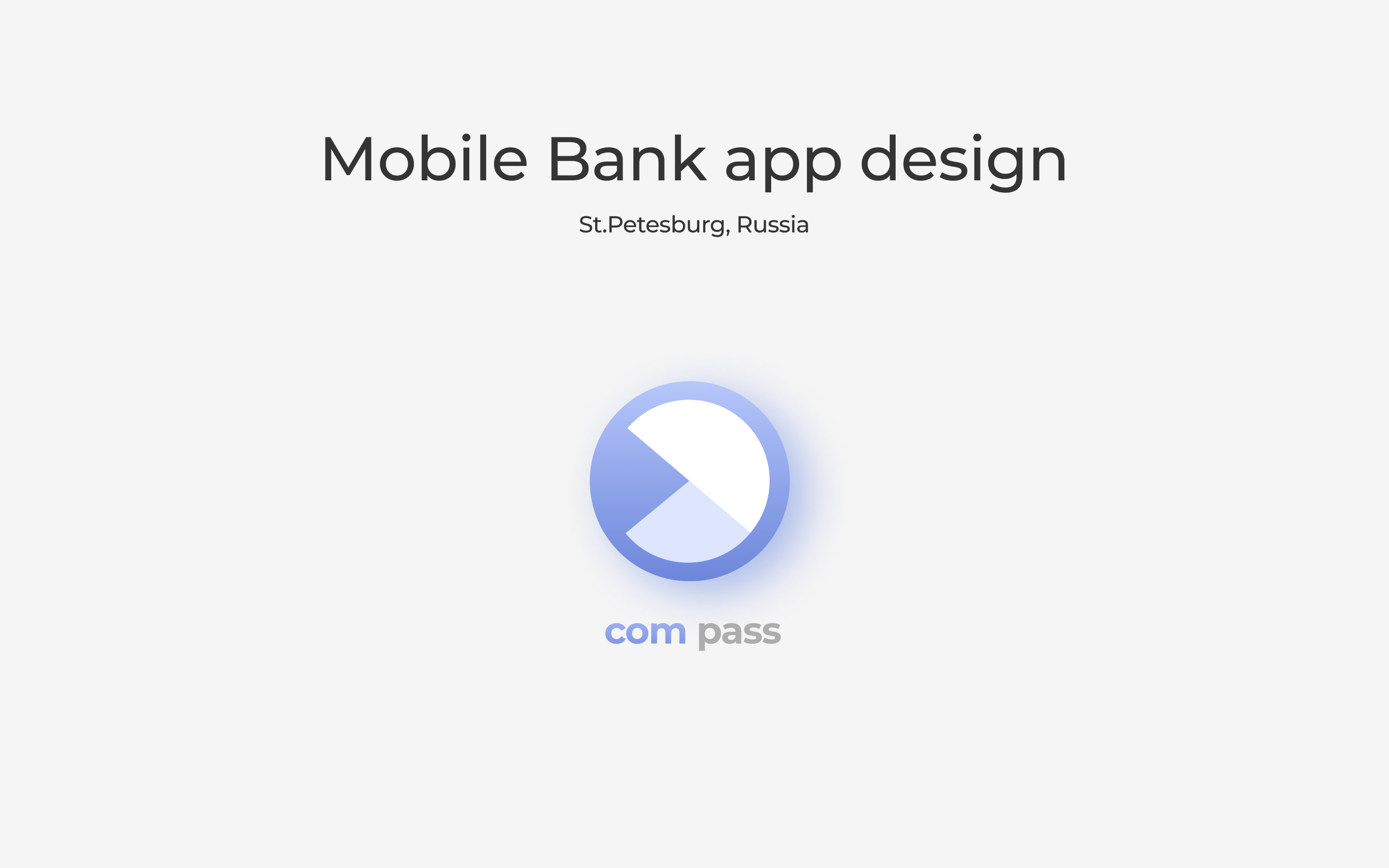 COM PASS Bank — Изображение №1 — Интерфейсы на Dprofile