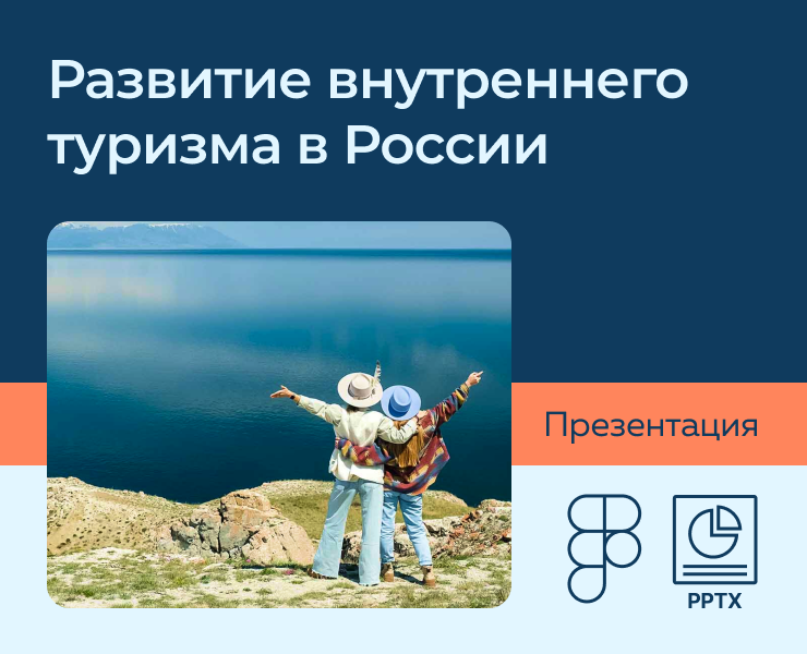 Презентация о развитии внутреннего туризма в России. на Dprofile
