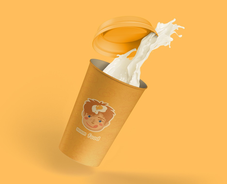 mmm food | logo — Брендинг, Иллюстрация на Dprofile