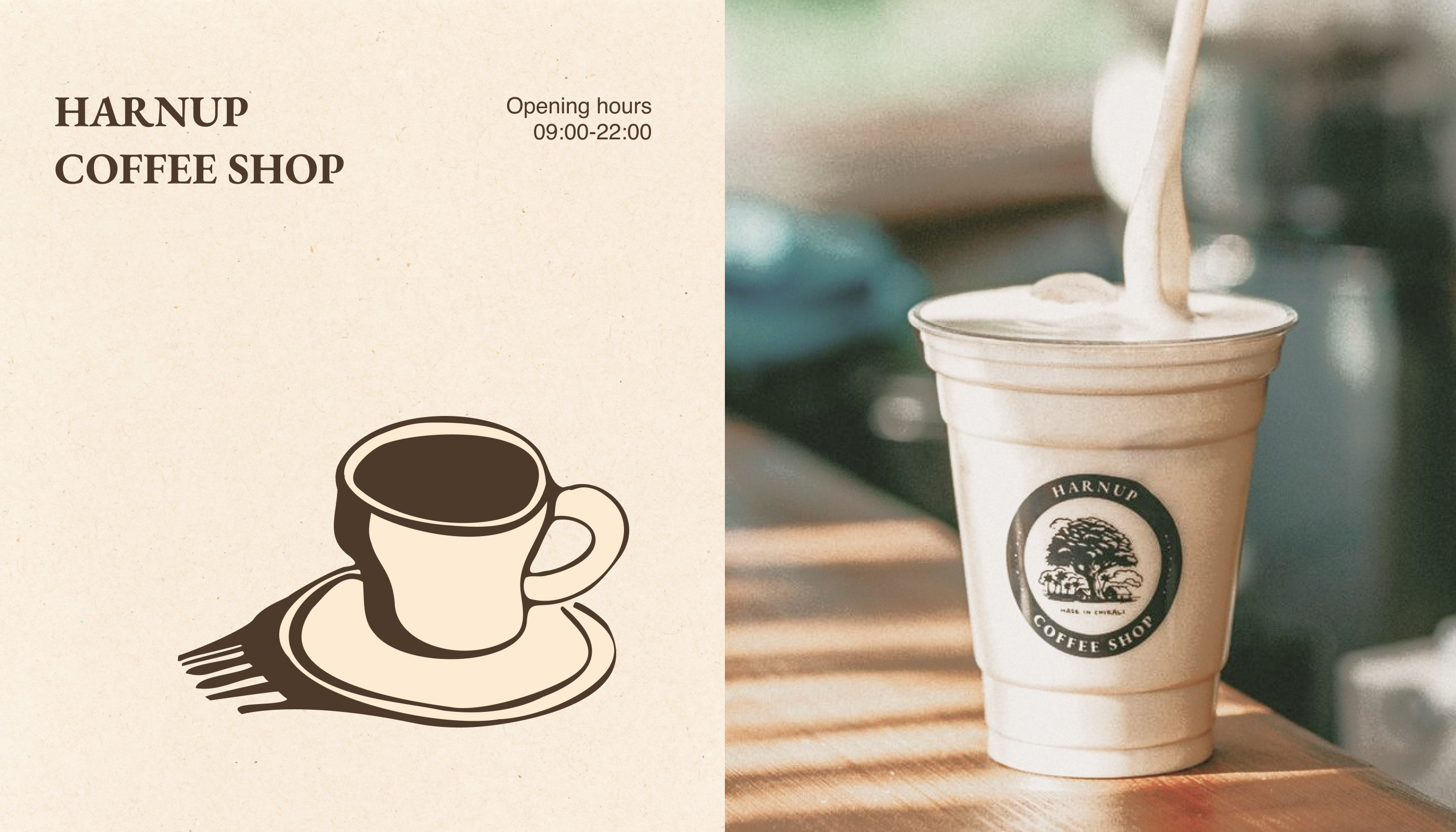Harnup Coffee Shop, Турция - фирменный стиль — Изображение №6 — Брендинг, Иллюстрация на Dprofile