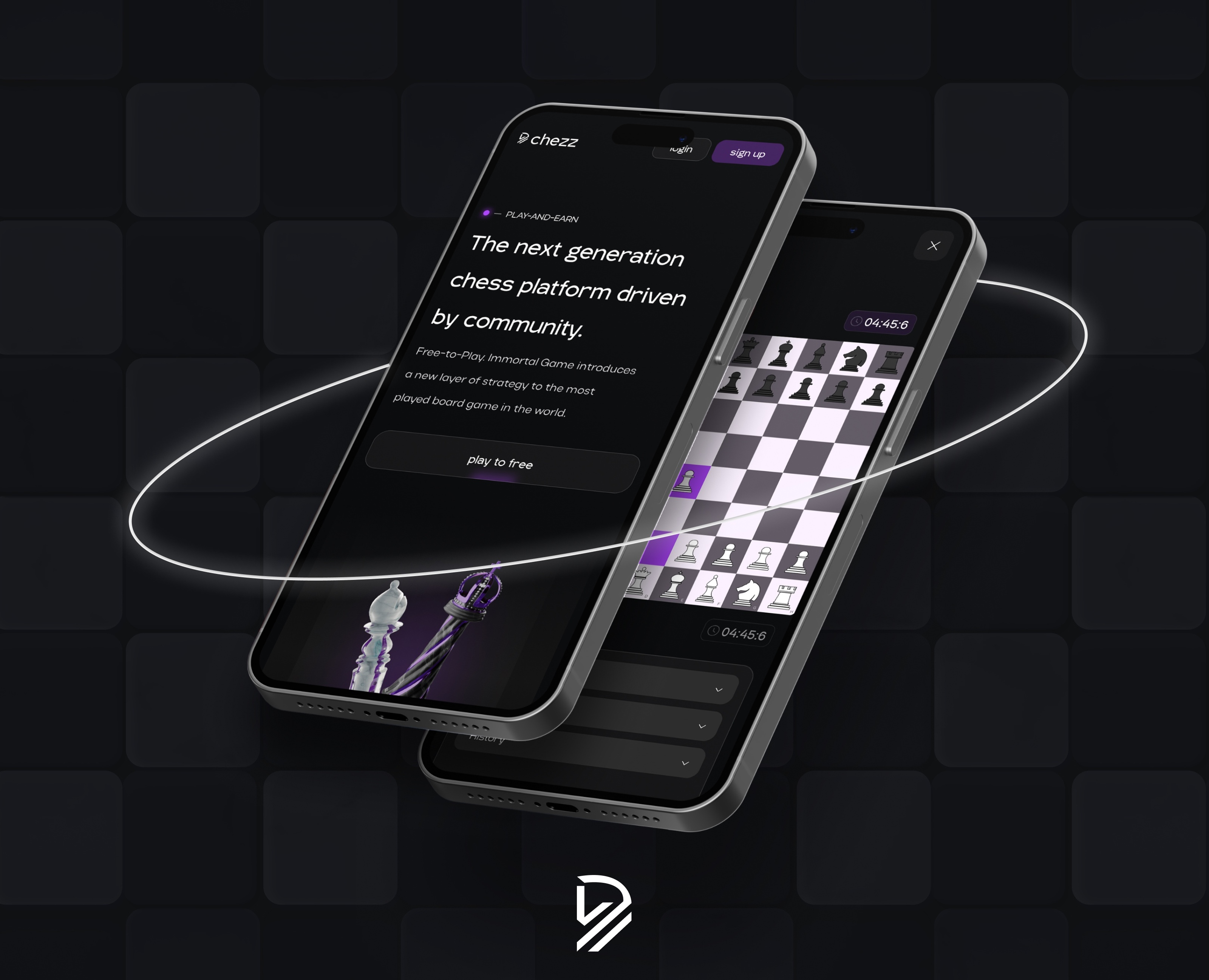 Design platform web 3.0 crypto chess game на Dprofile