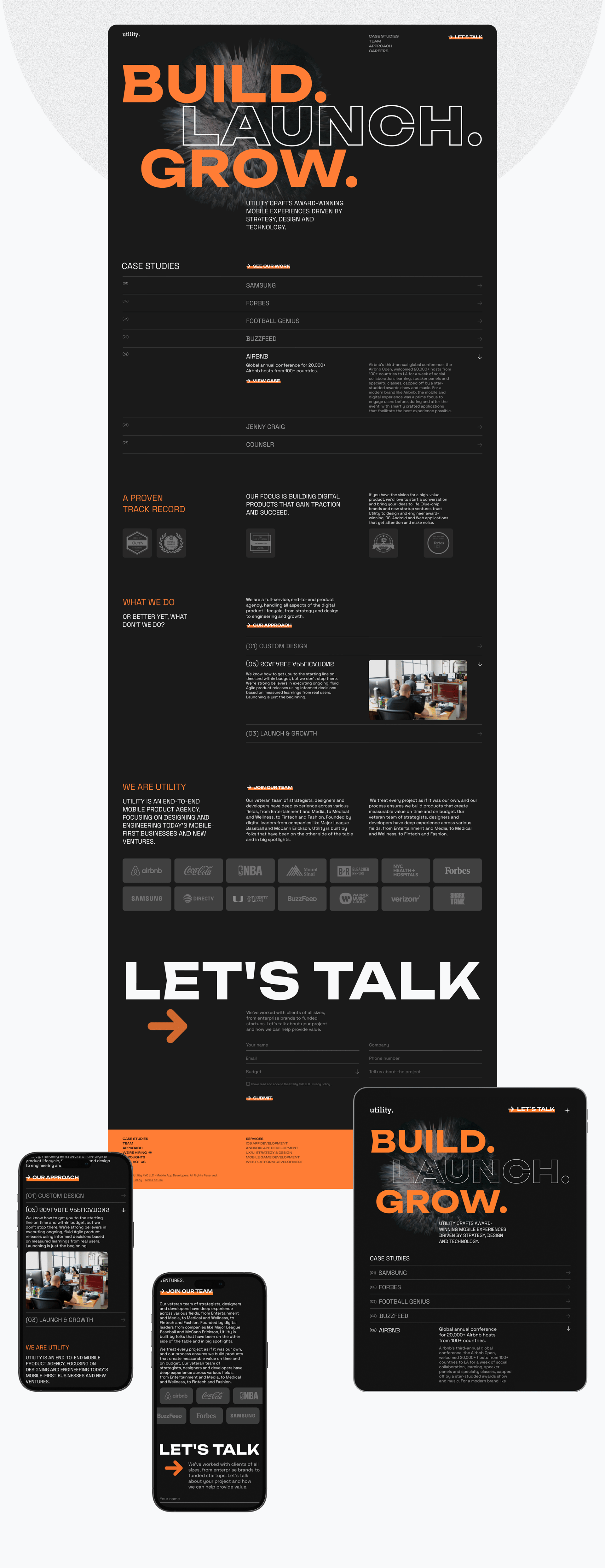 Utility agency | Corporate website redesign — Изображение №3 — Интерфейсы, Брендинг на Dprofile