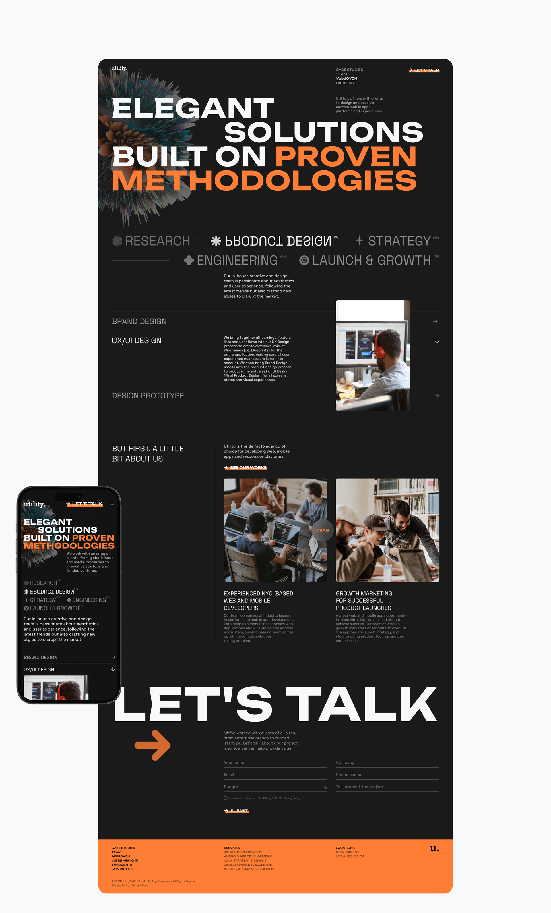 Utility agency | Corporate website redesign — Изображение №7 — Интерфейсы, Брендинг на Dprofile