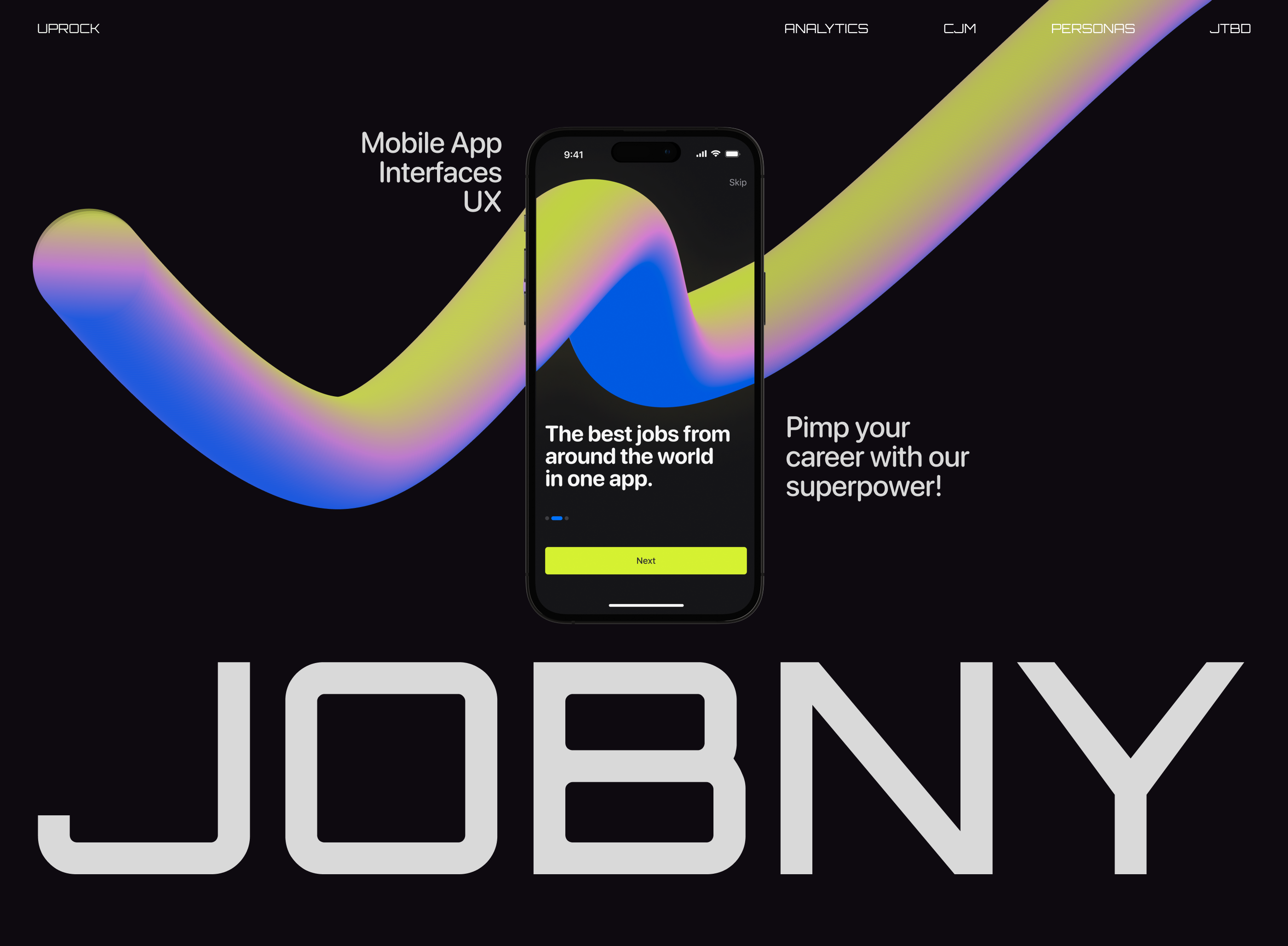 [ JOBNY Mobile App ] Job Search Service — Изображение №1 — Интерфейсы на Dprofile