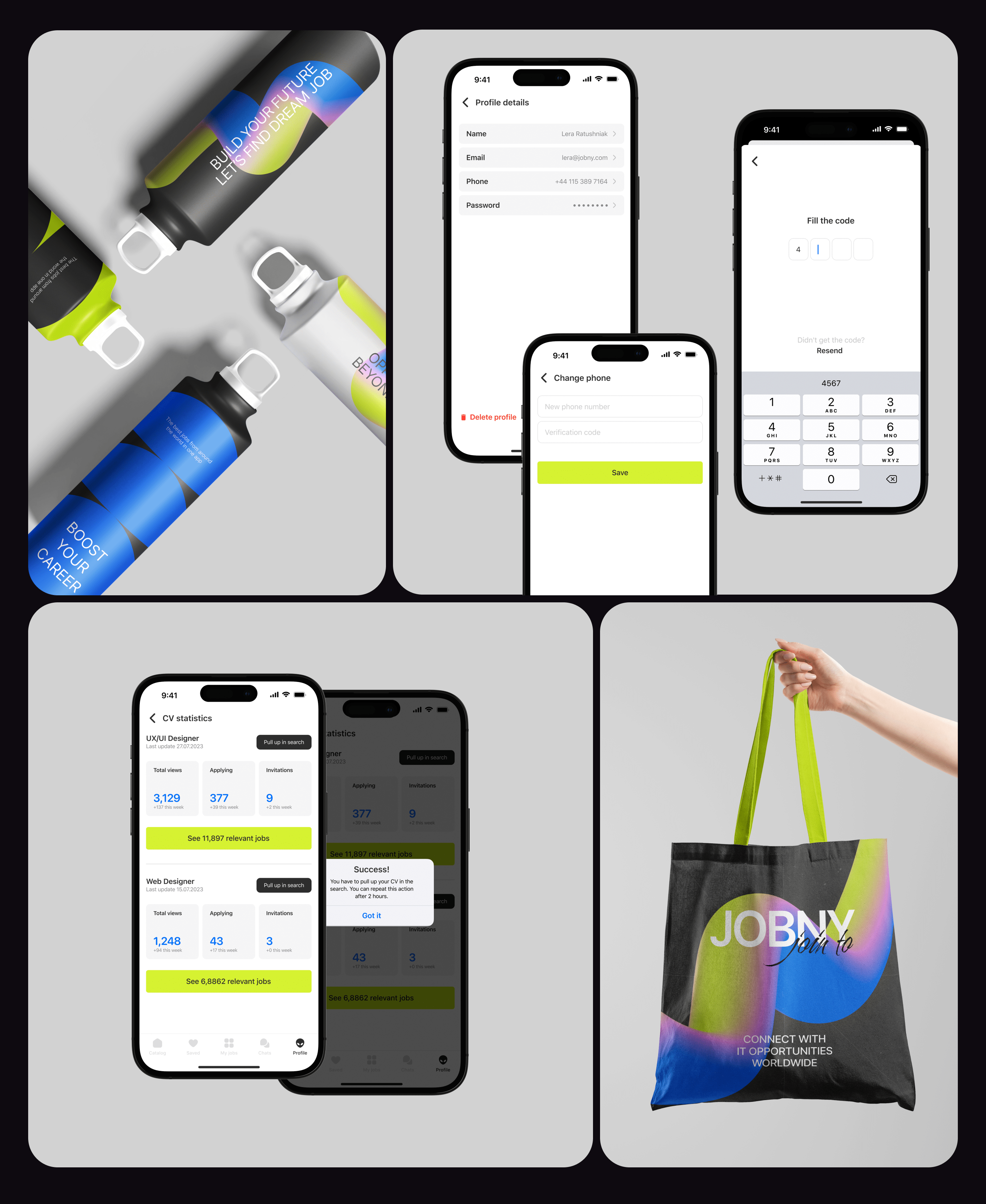 [ JOBNY Mobile App ] Job Search Service — Изображение №13 — Интерфейсы на Dprofile