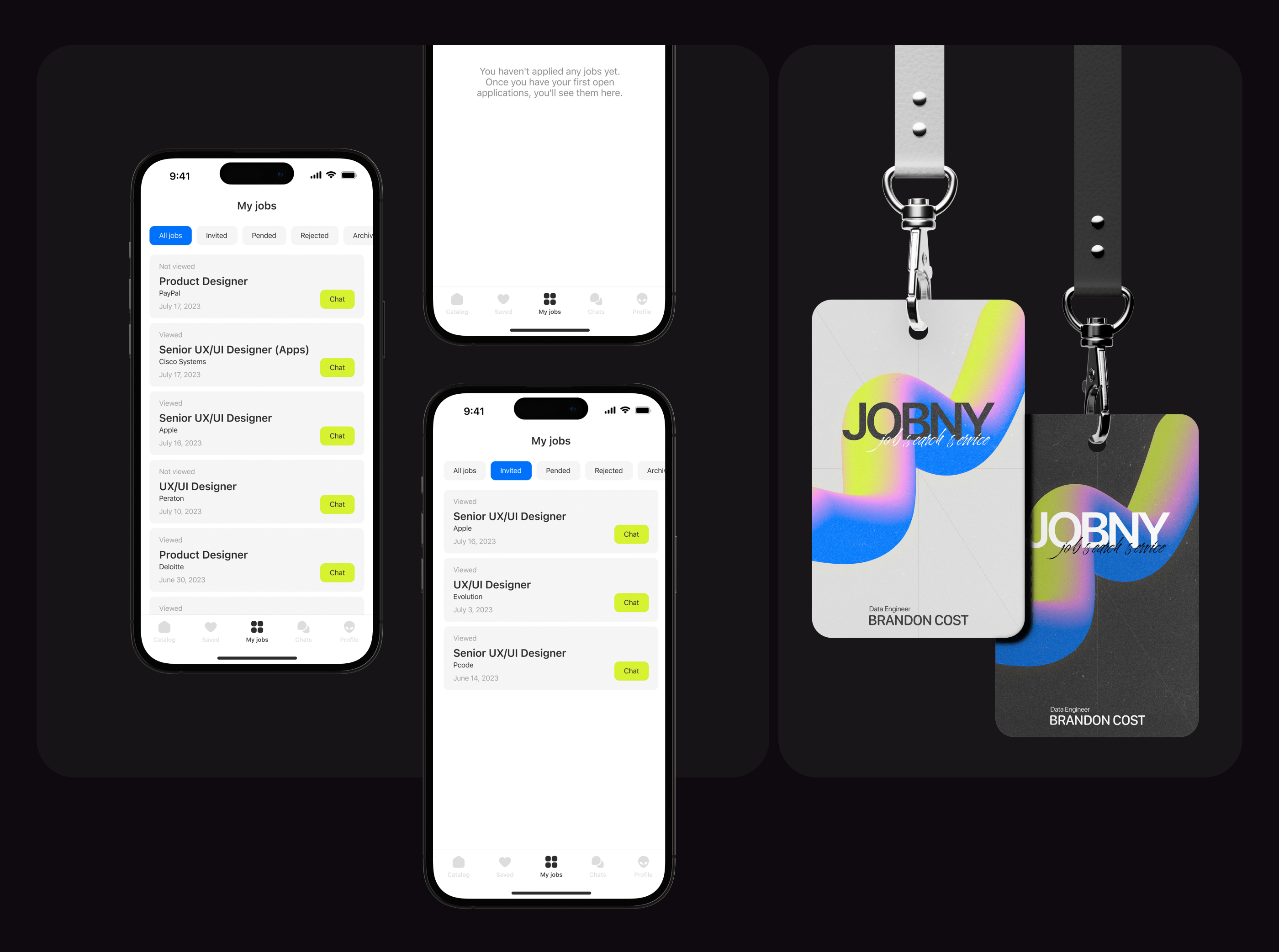 [ JOBNY Mobile App ] Job Search Service — Изображение №11 — Интерфейсы на Dprofile