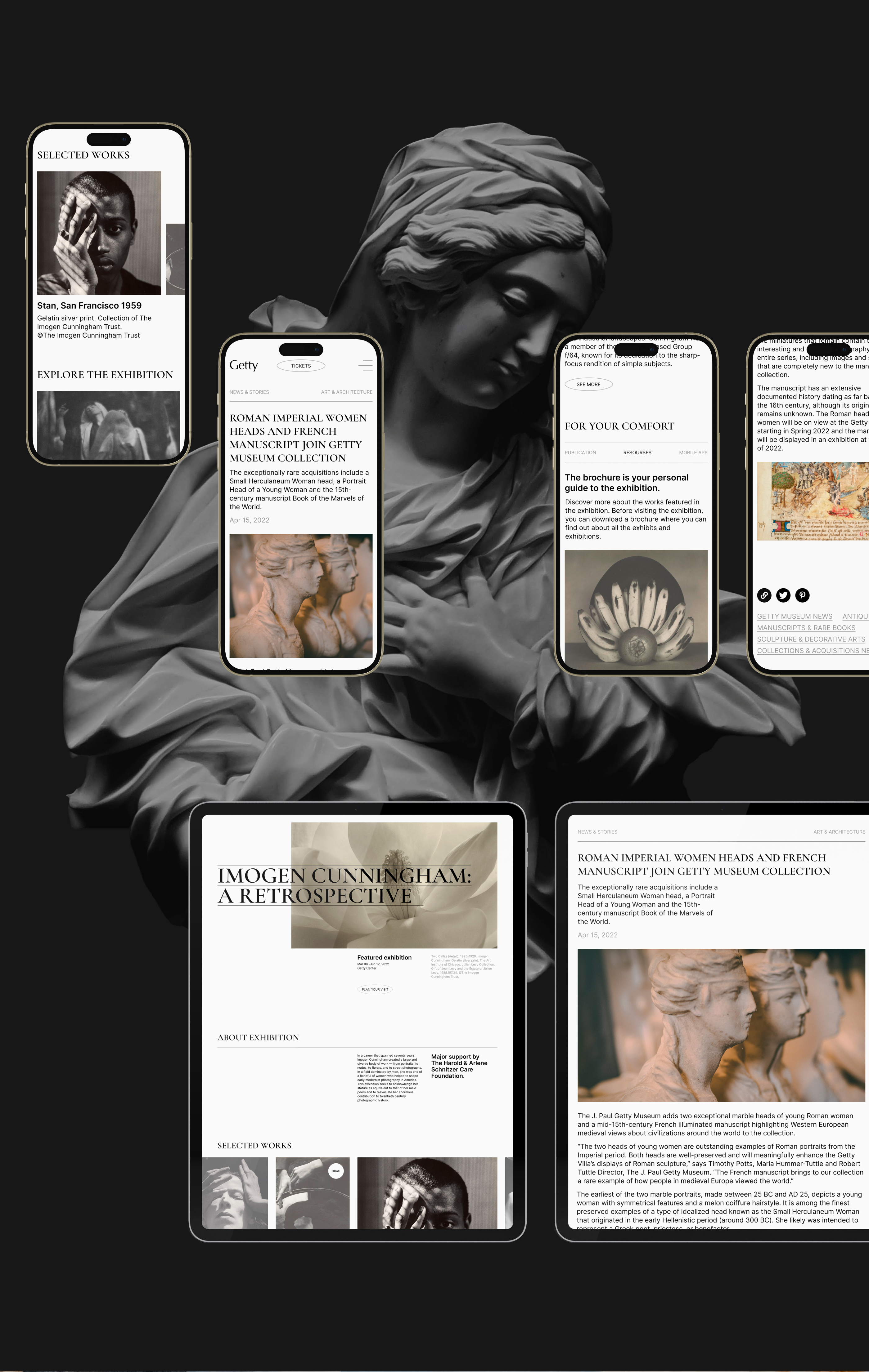 Getty Center — Museum Website redesign — Изображение №10 — Интерфейсы, Брендинг на Dprofile