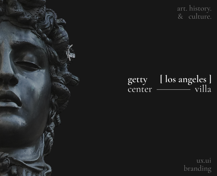 Getty Center — Museum Website redesign — Интерфейсы, Брендинг на Dprofile