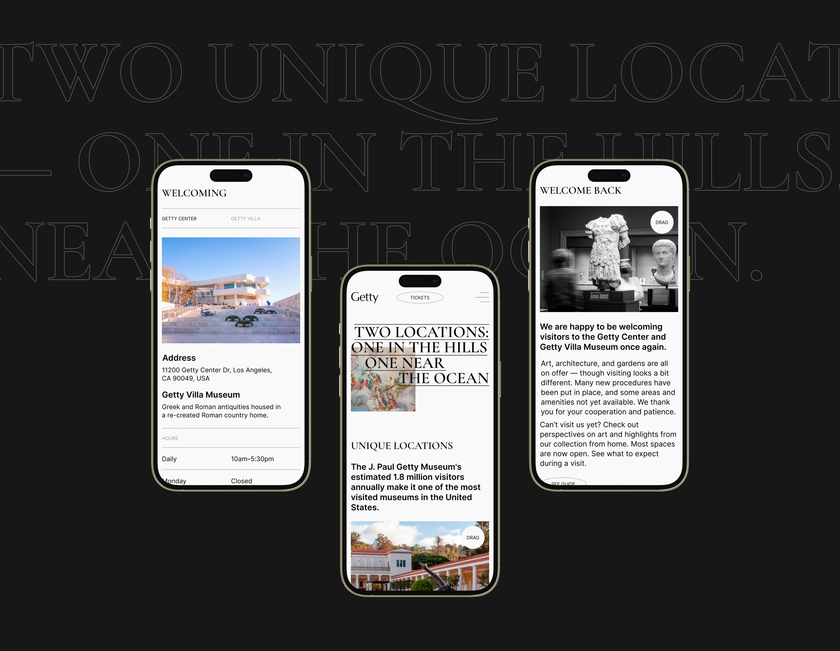 Getty Center — Museum Website redesign — Изображение №6 — Интерфейсы, Брендинг на Dprofile