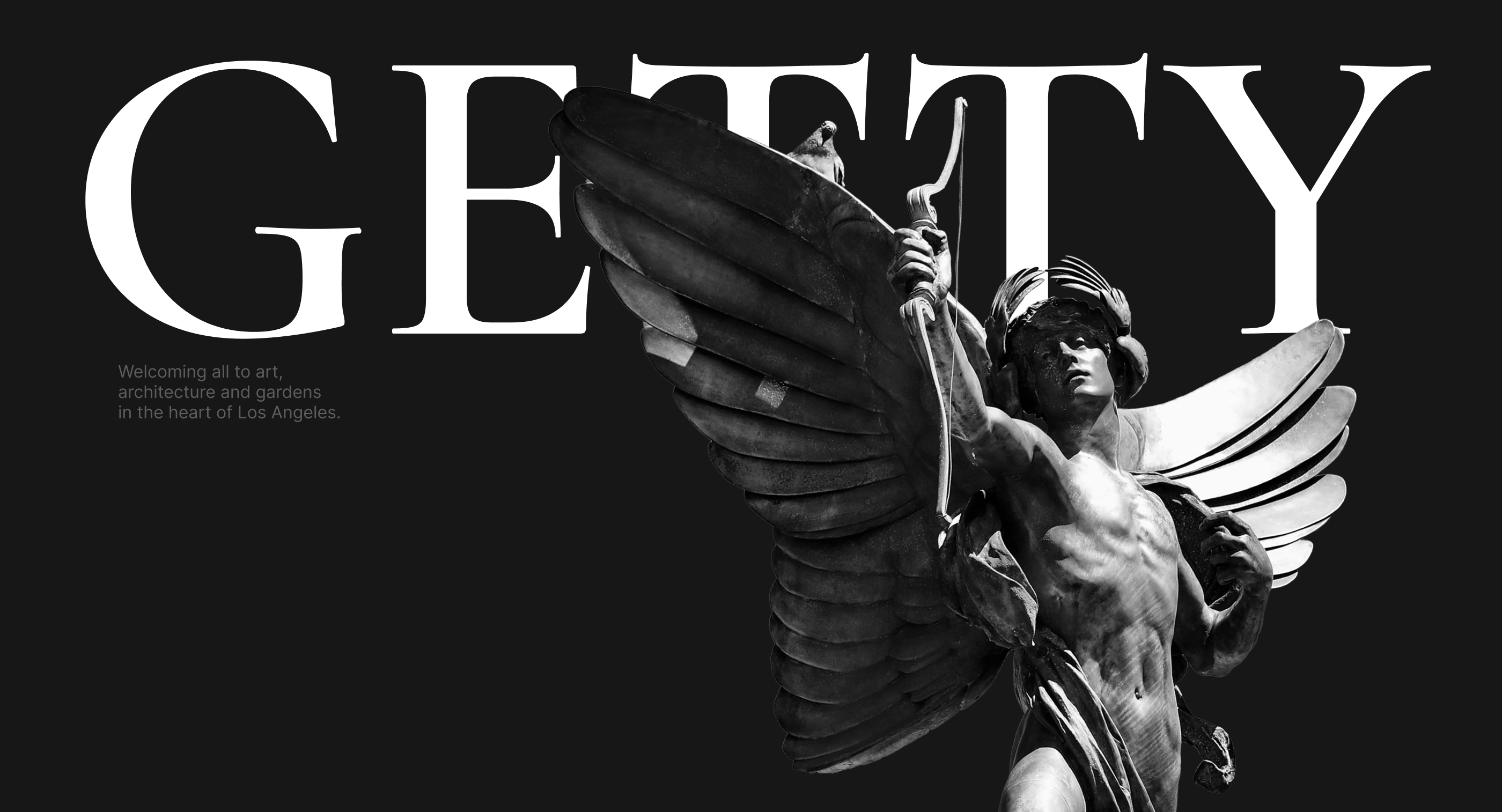 Getty Center — Museum Website redesign — Изображение №1 — Интерфейсы, Брендинг на Dprofile