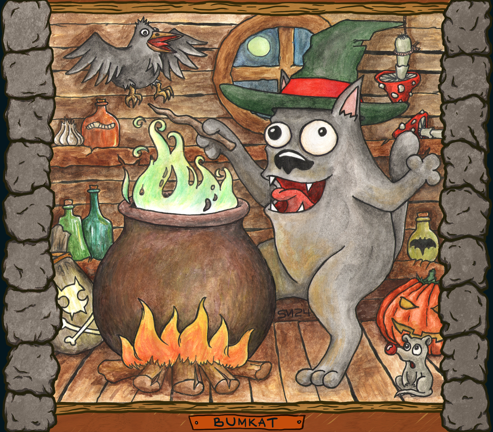 Witchy Kitchen Collab — Изображение №4 — Иллюстрация на Dprofile