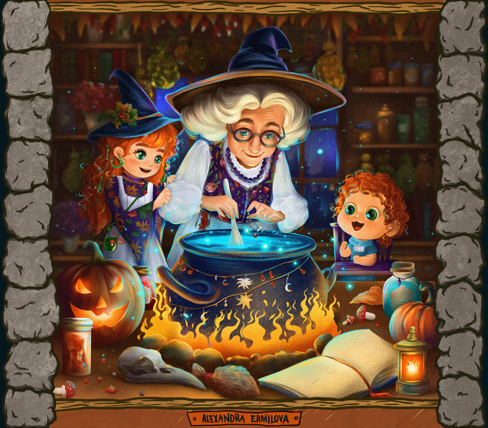 Witchy Kitchen Collab — Изображение №2 — Иллюстрация на Dprofile