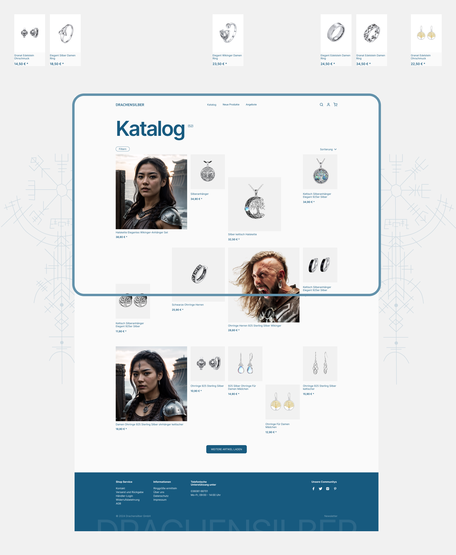 Drachensilber | E-commerce redesign — Изображение №4 — Интерфейсы на Dprofile
