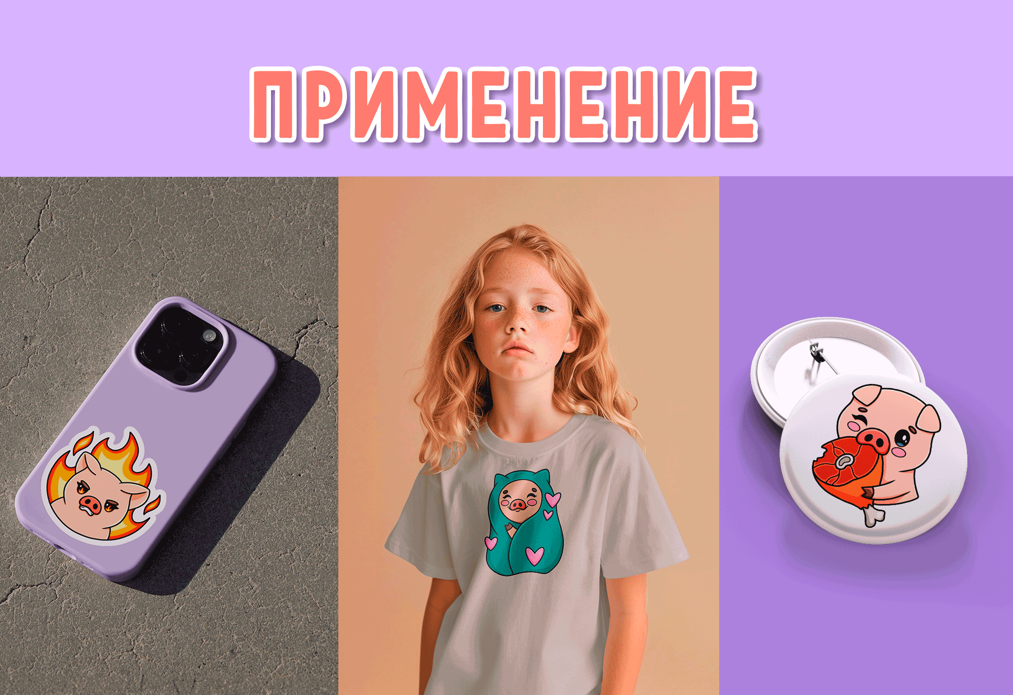 Стикеры для социальных сетей, стикерпак с милым поросенком — Изображение №10 — Иллюстрация на Dprofile