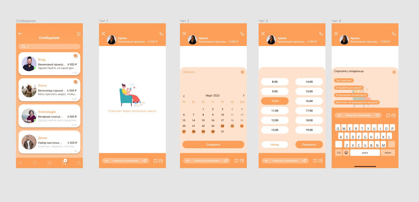 Friendly Приложение для шеринга вещей — Изображение №11 — Интерфейсы на Dprofile