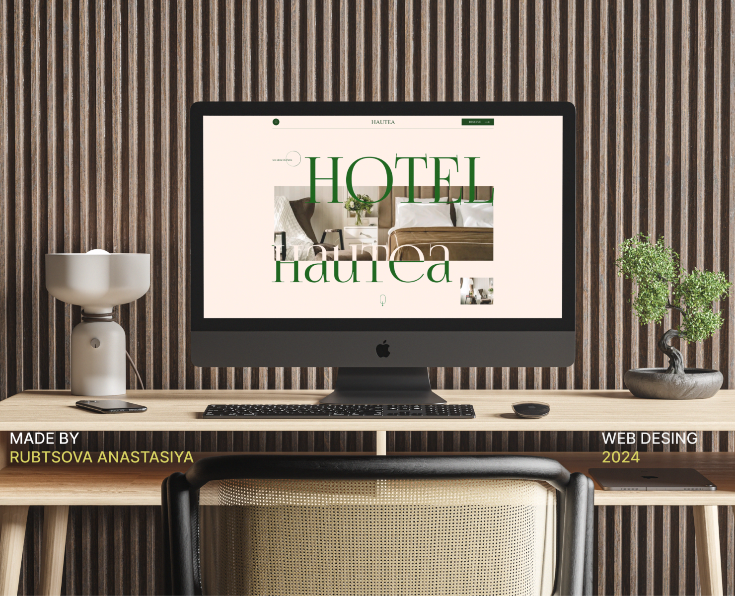 WEBSITE FOR HOTEL, UX/UI DESIGN — Интерфейсы на Dprofile
