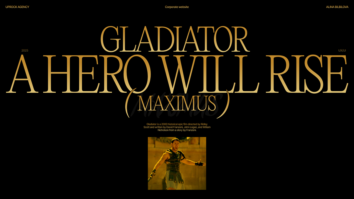 GLADIATOR — Изображение №1 — Интерфейсы, Графика на Dprofile
