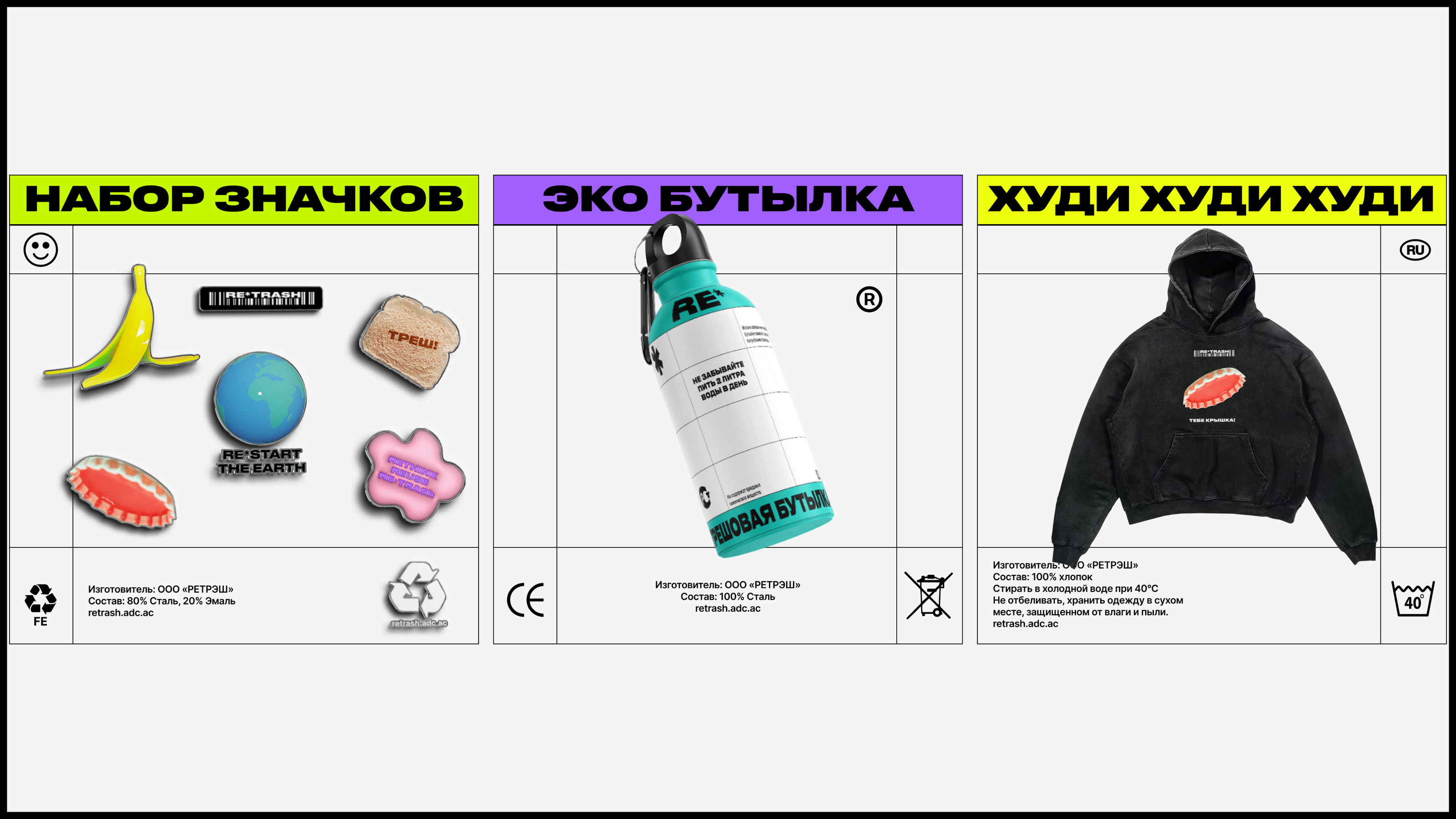 RE*TRASH — Сервис осознанного потребления — Изображение №16 — Интерфейсы, Брендинг на Dprofile