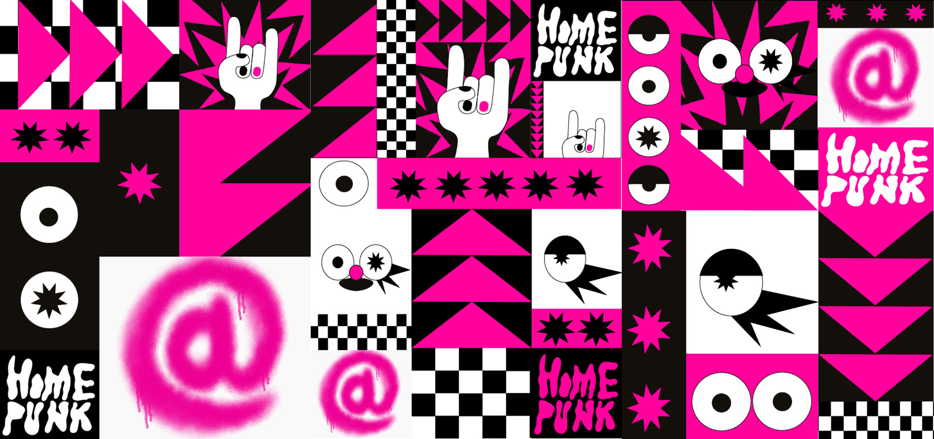 Home Punk identity — Изображение №4 — Брендинг, Иллюстрация на Dprofile
