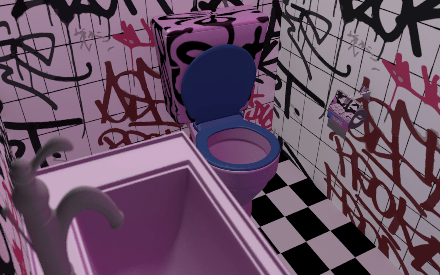 3D Здание и журнал Home Punk — Изображение №16 — Графика, 3D на Dprofile