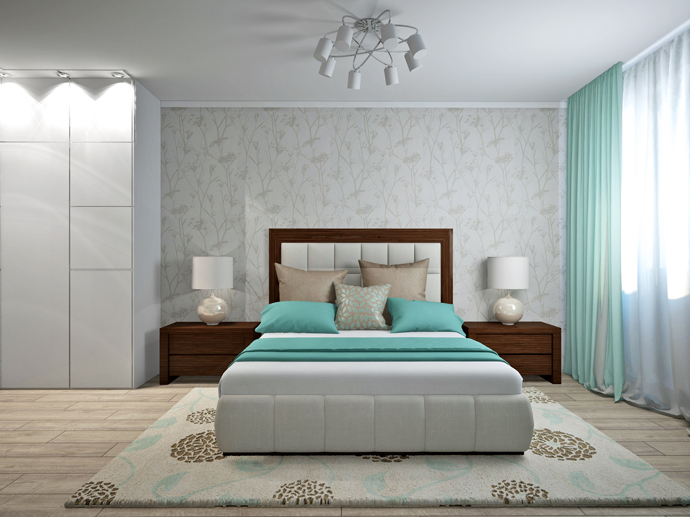 Дизайн проект 3 х комн. квартиры — Изображение №16 — 3D на Dprofile