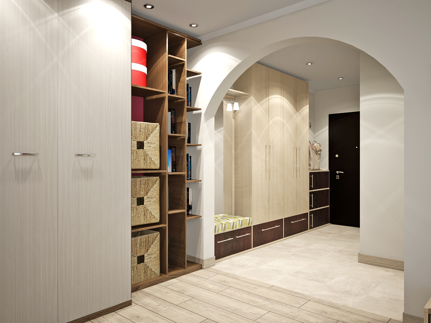 Дизайн проект 3 х комн. квартиры — Изображение №5 — 3D на Dprofile