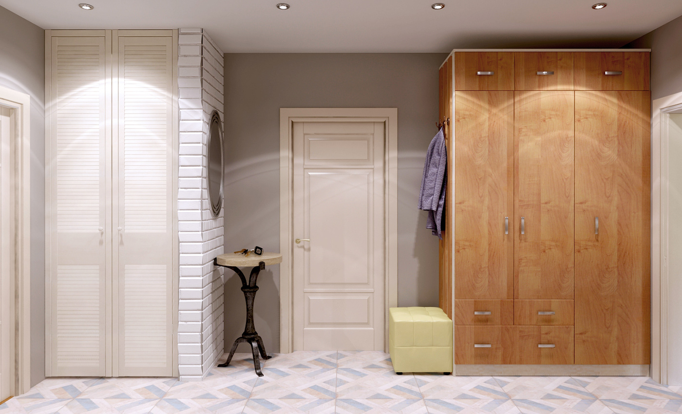 Дизайн проект 2 х. комн. квартиры — Изображение №18 — 3D на Dprofile