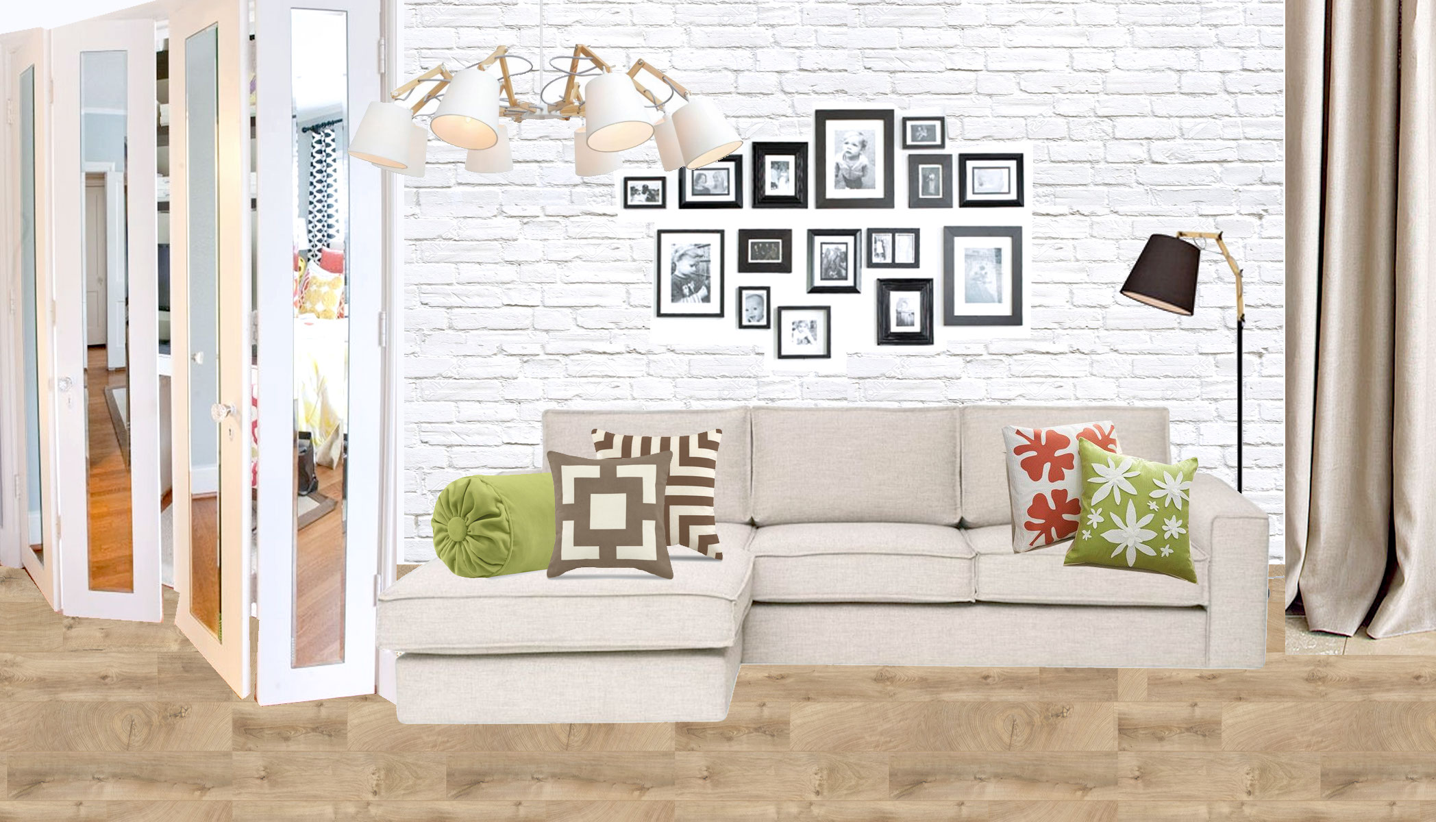 Дизайн проект 2 х. комн. квартиры — Изображение №10 — 3D на Dprofile