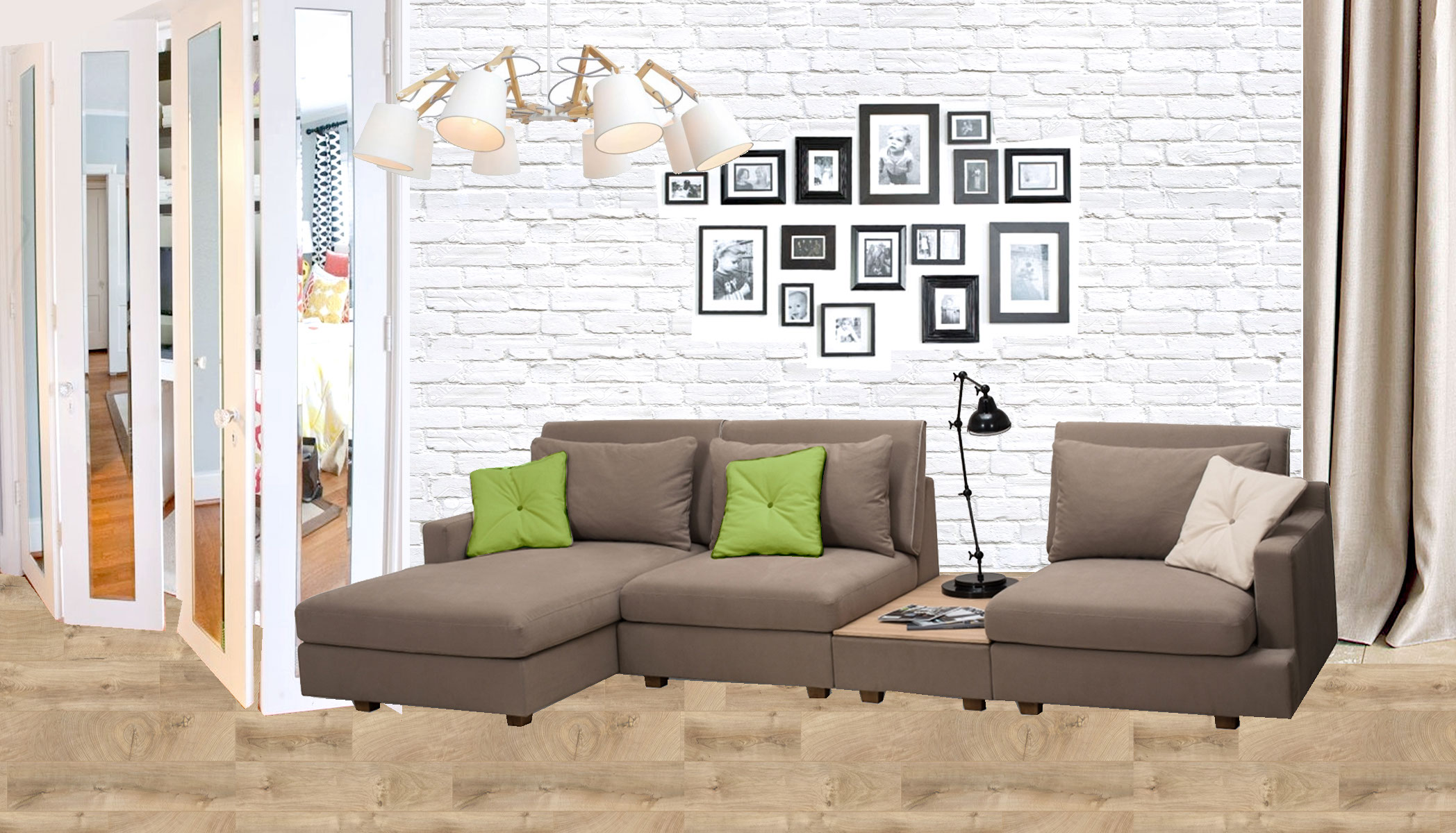 Дизайн проект 2 х. комн. квартиры — Изображение №11 — 3D на Dprofile