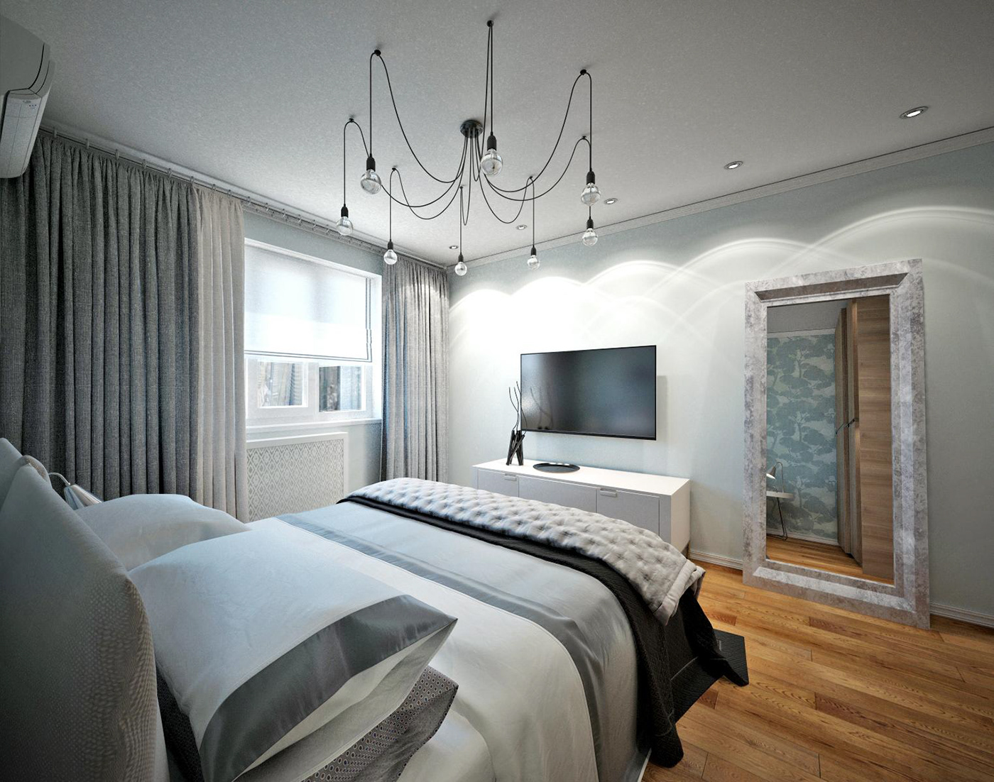 Дизайн проект 2 х. комн. квартиры — Изображение №16 — 3D на Dprofile